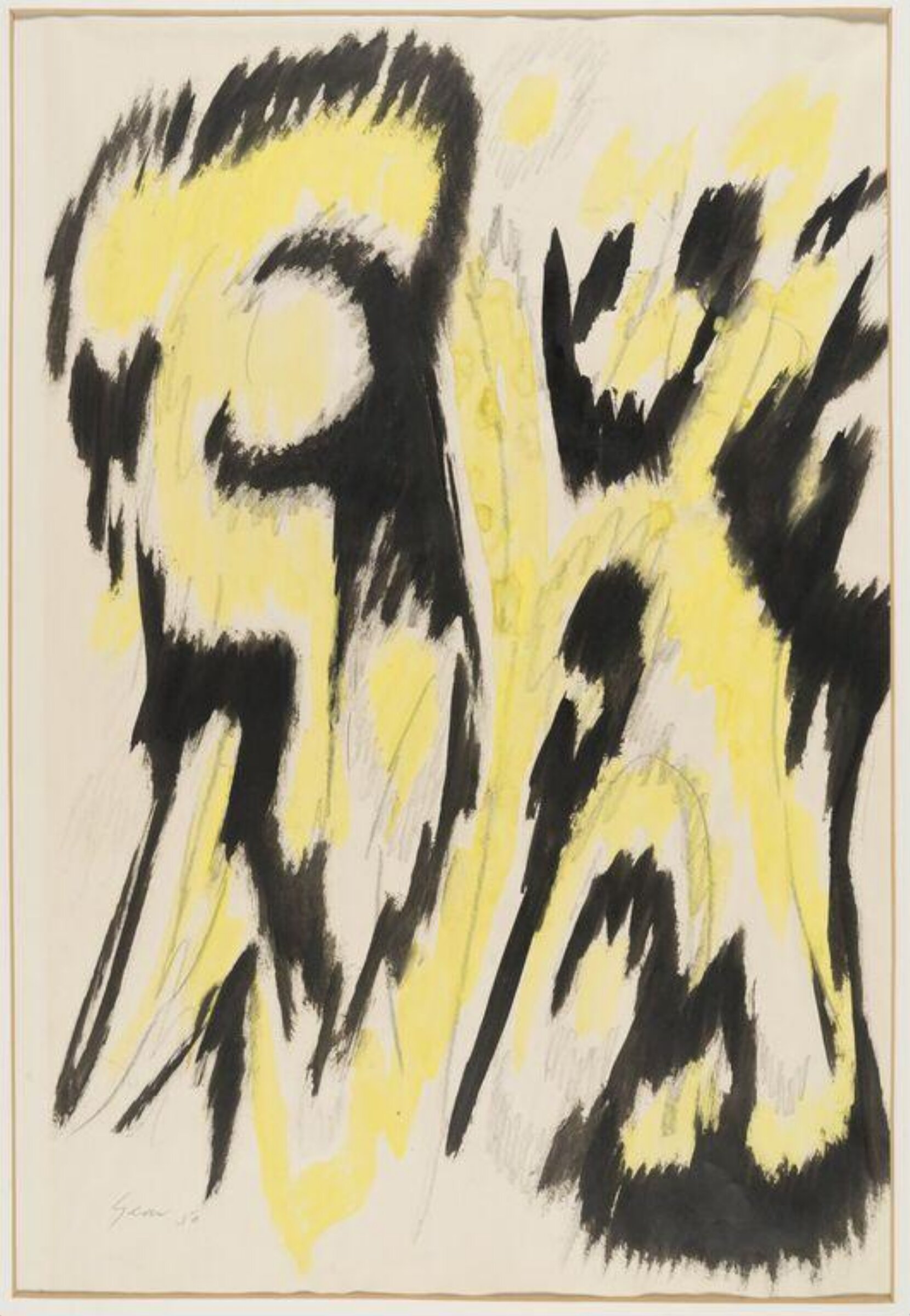 Black & Lemon, William Gear, August 1950