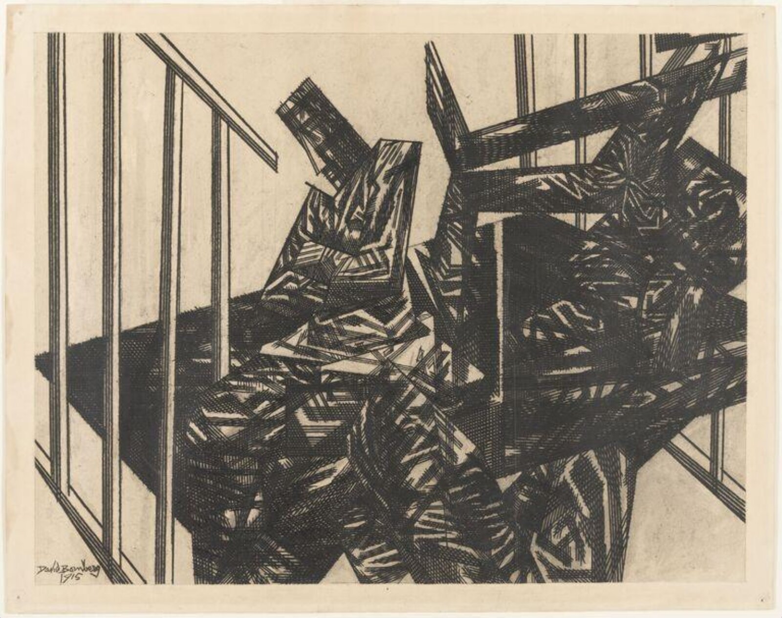 Billet, David Bomberg, 1915