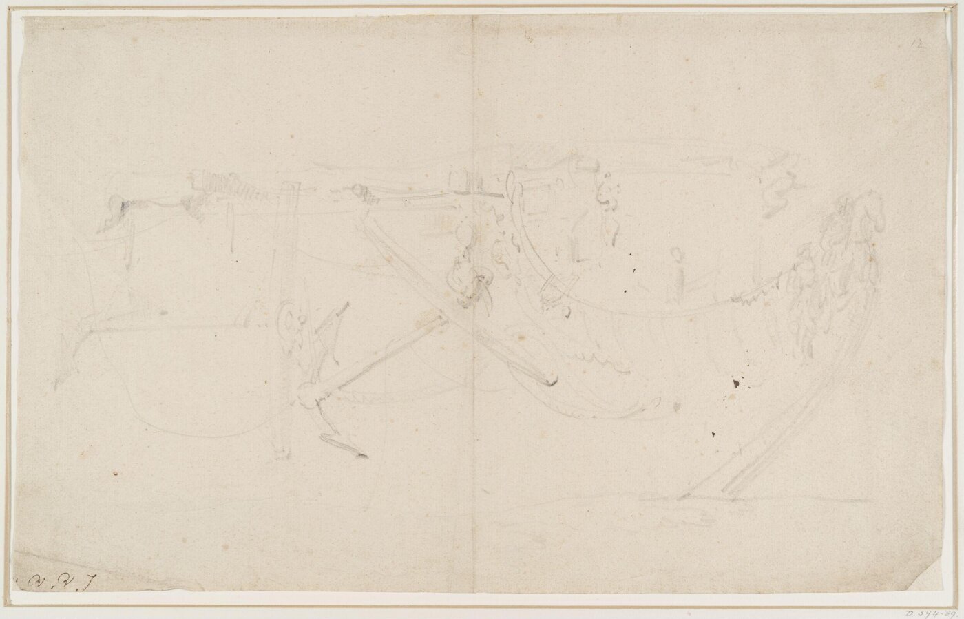 willem van de velde the younger, Bow of an English ship
