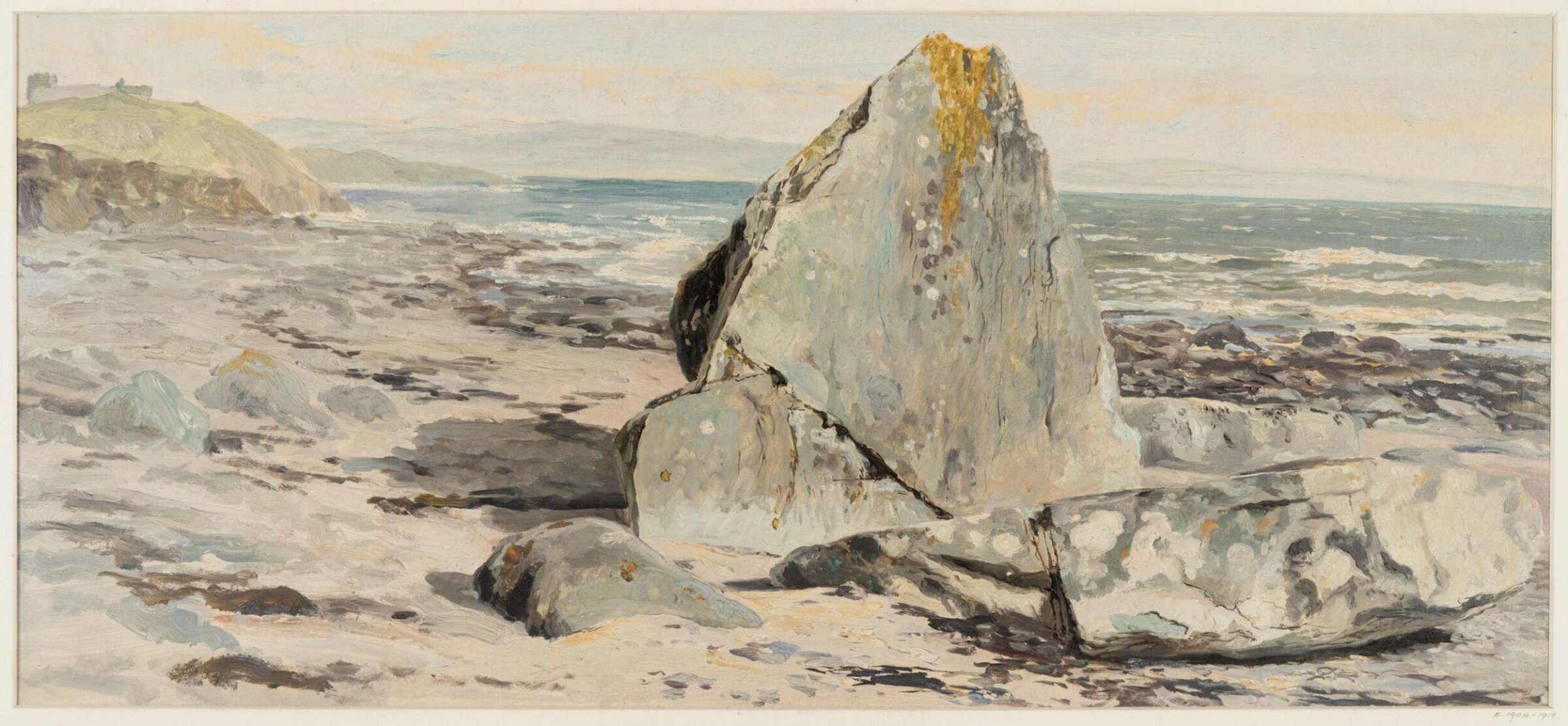Criccieth Castle and Tremadoc Bay, Carnarvonshire, Frederick William Hayes, 1848-1918