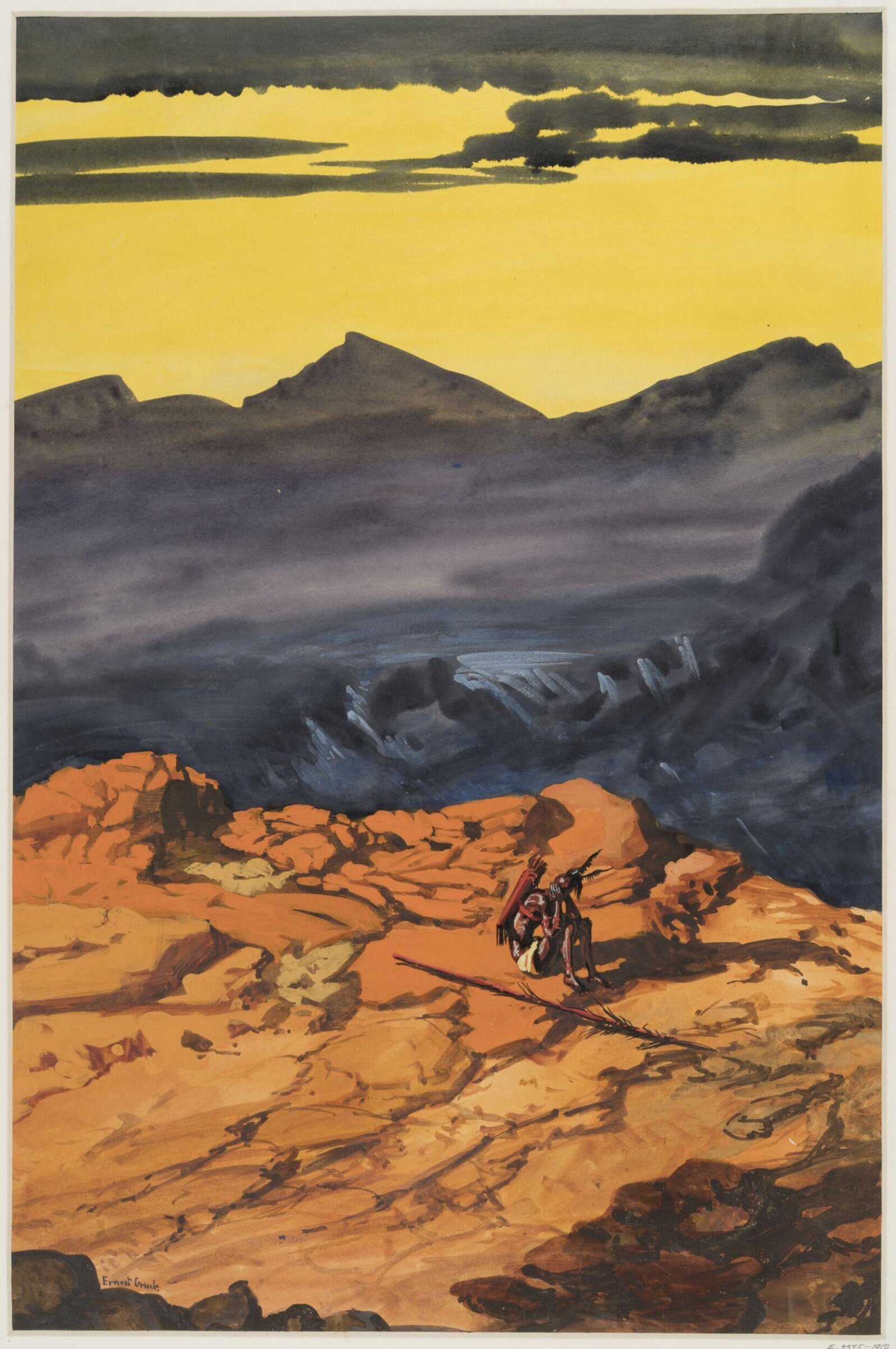 Drawing, Ernest Griset, second half of the 19th century