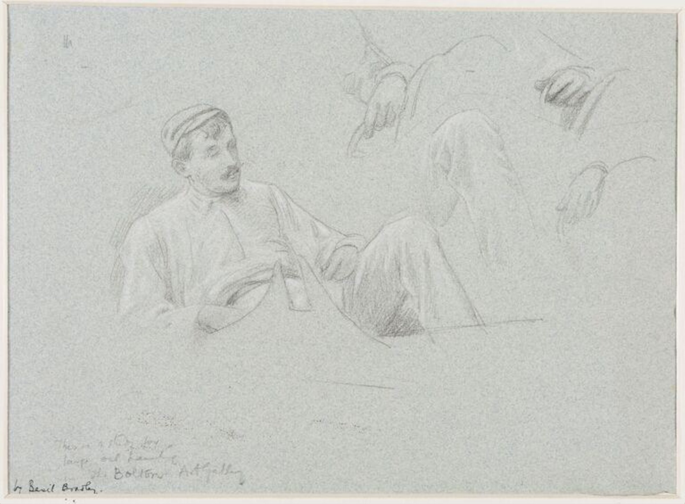 Drawing, Basil Bradley, ca. late 19th century