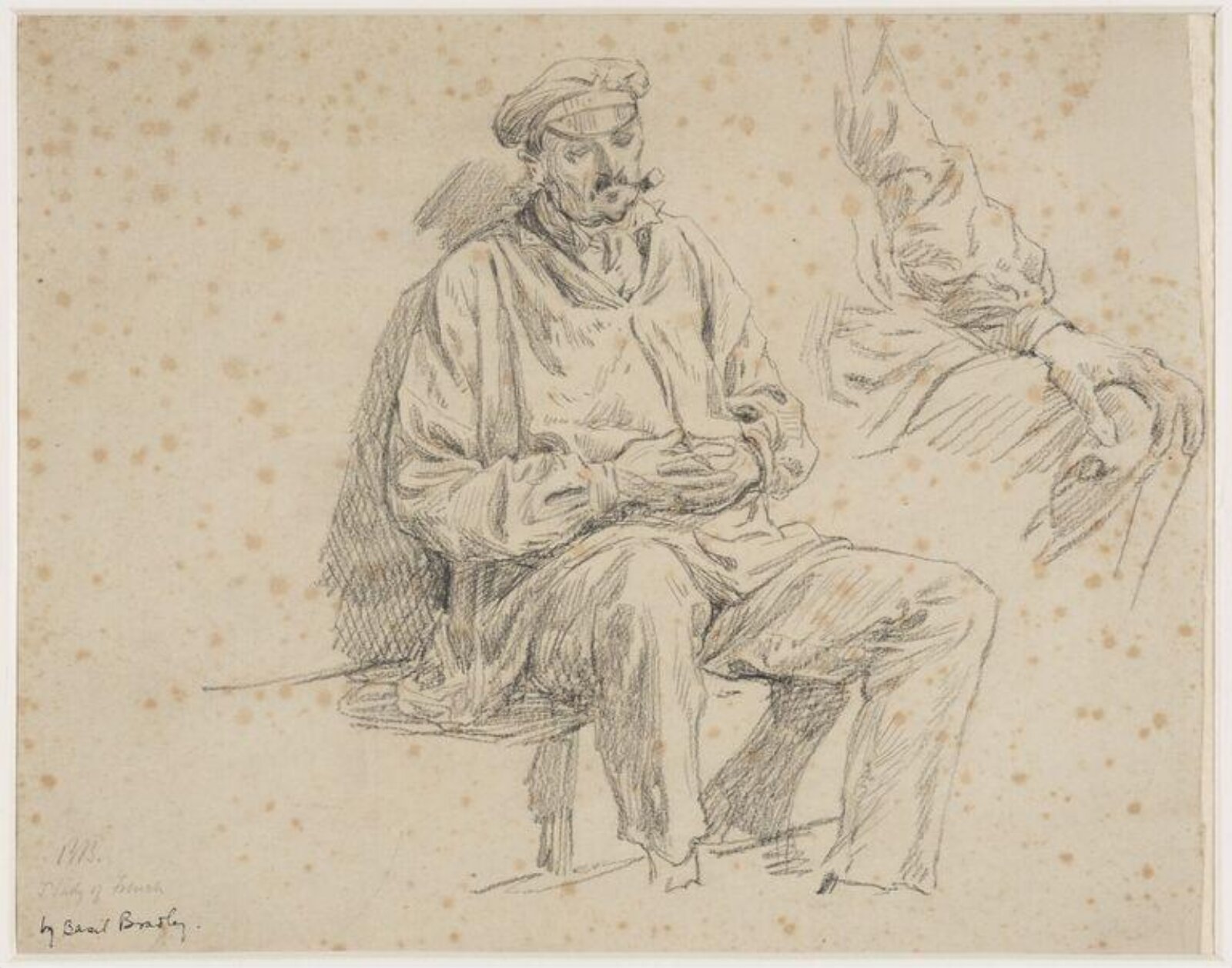 Drawing, Basil Bradley, ca. late 19th century