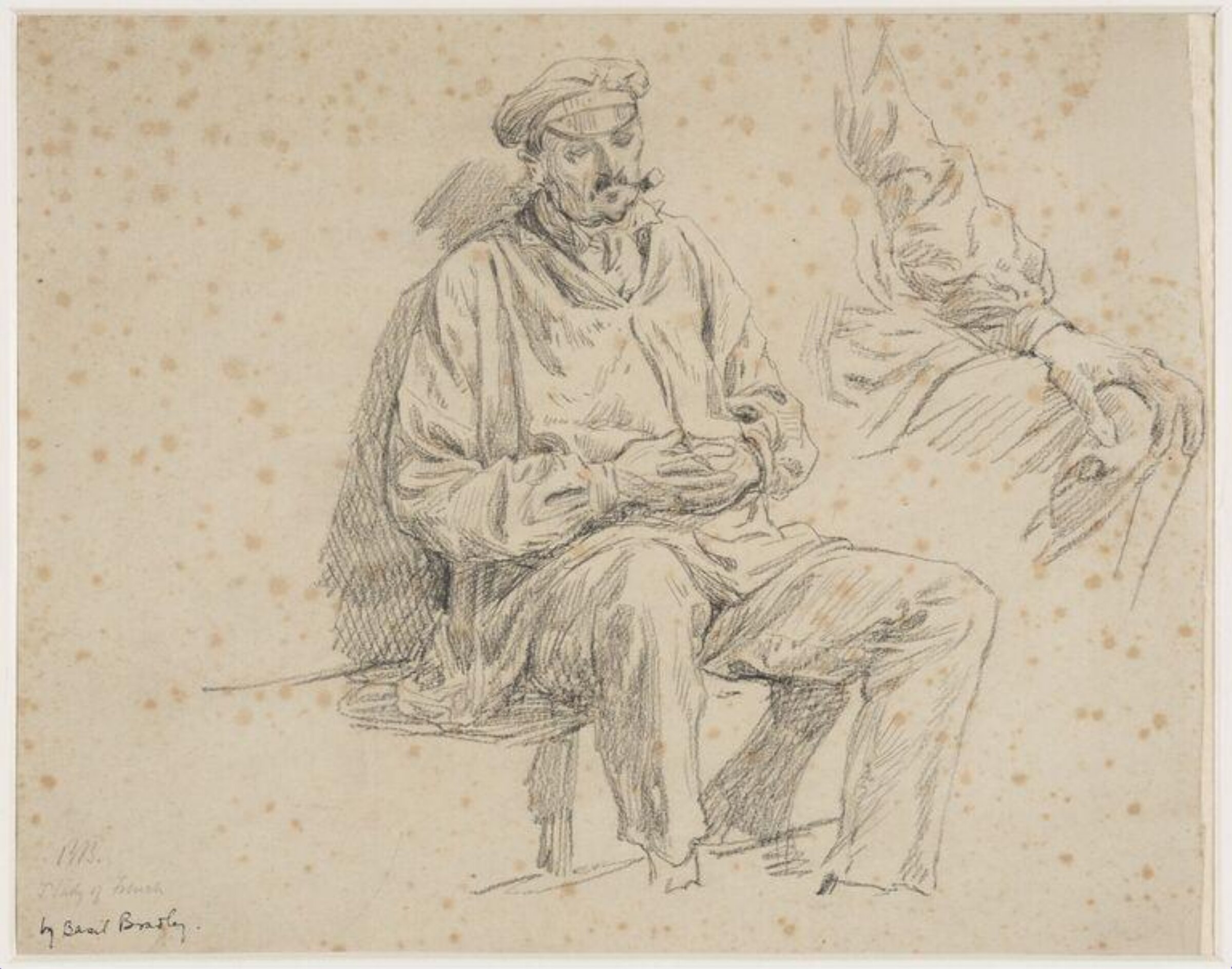 Drawing, Basil Bradley, ca. late 19th century