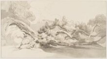 Landscape with Uprooted Tree in the Foreground thumbnail 1