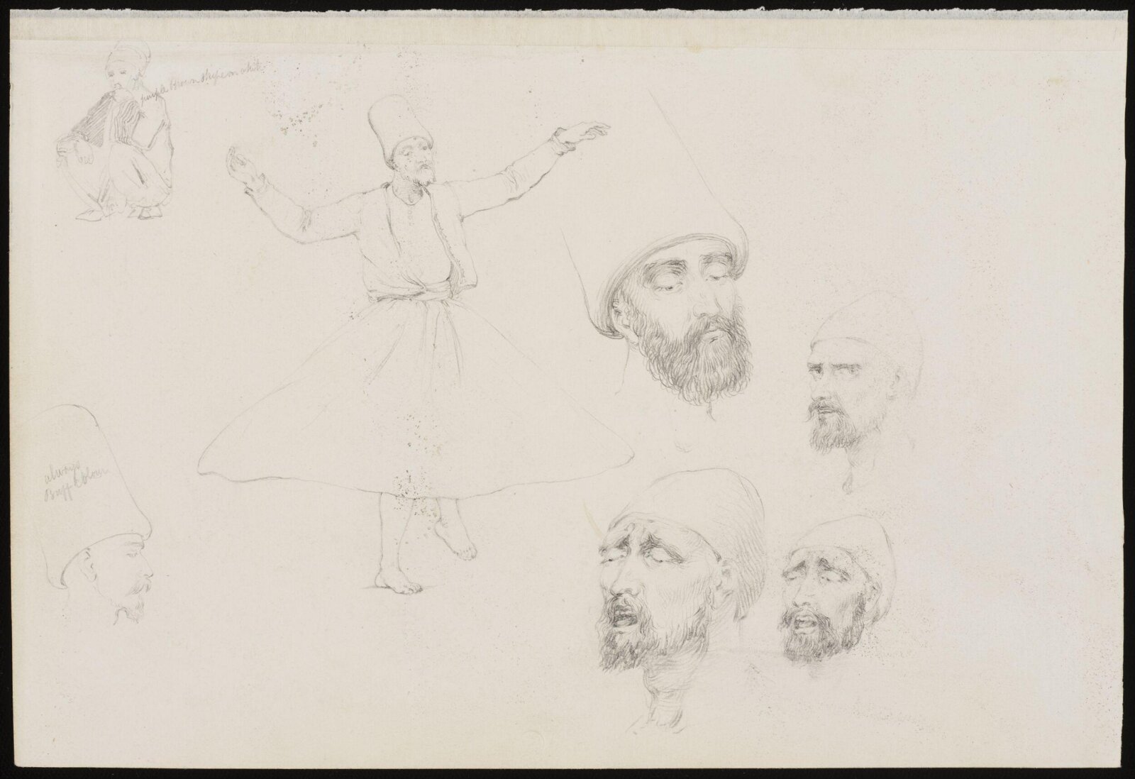 Middle Eastern Sketchbook, Richard Dadd, 1842-1843