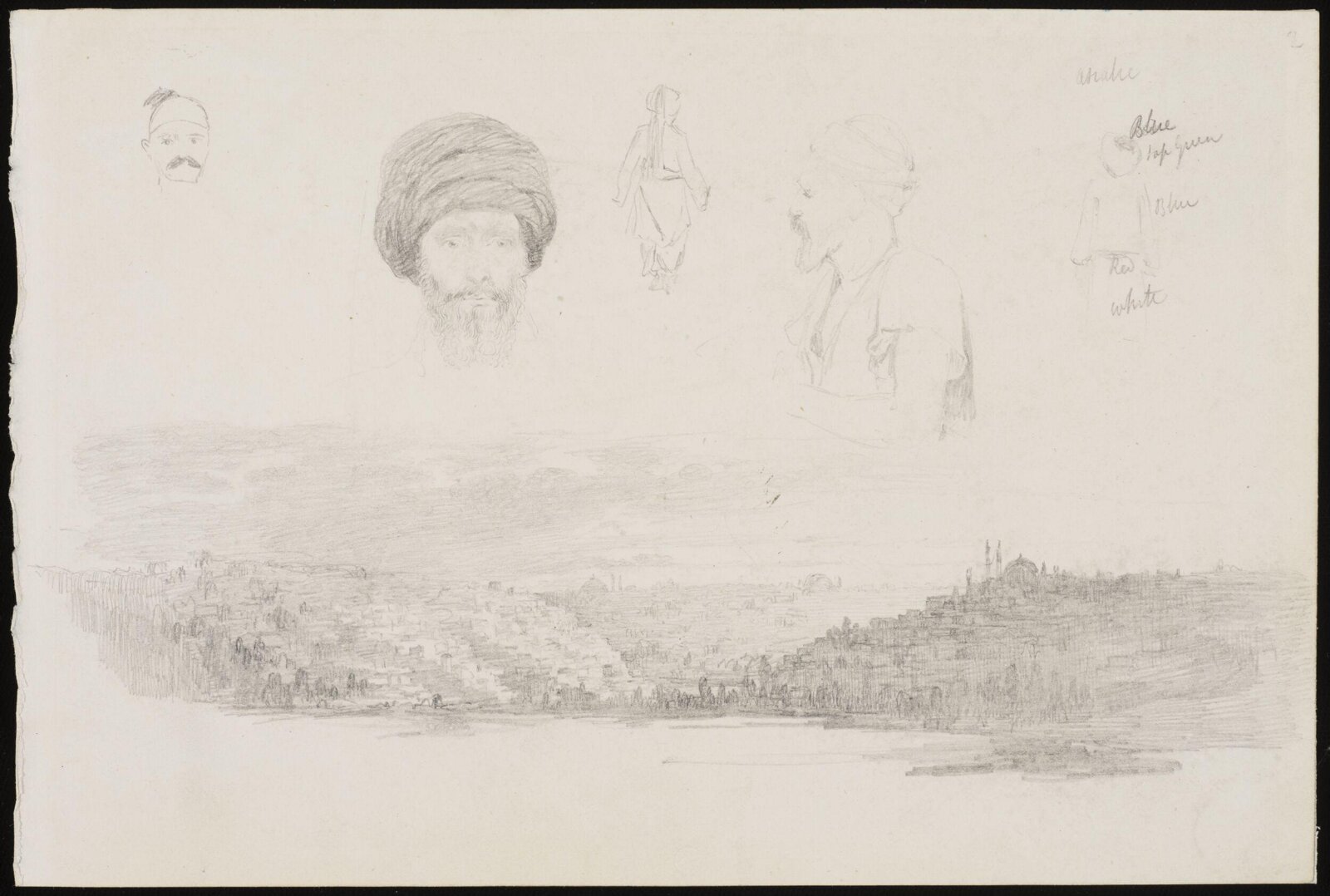 Middle Eastern Sketchbook, Richard Dadd, 1842-1843