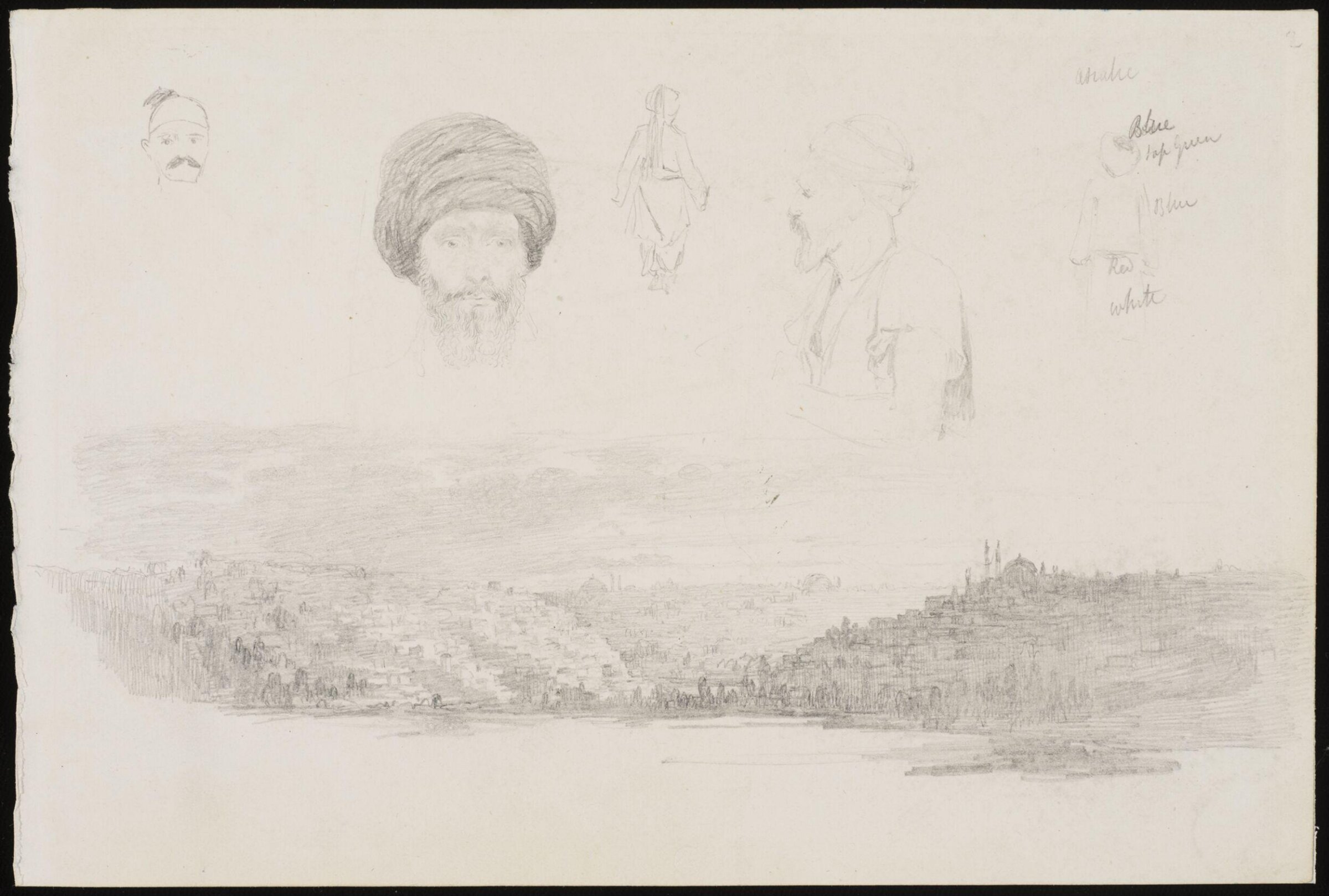 Middle Eastern Sketchbook, Richard Dadd, 1842-1843