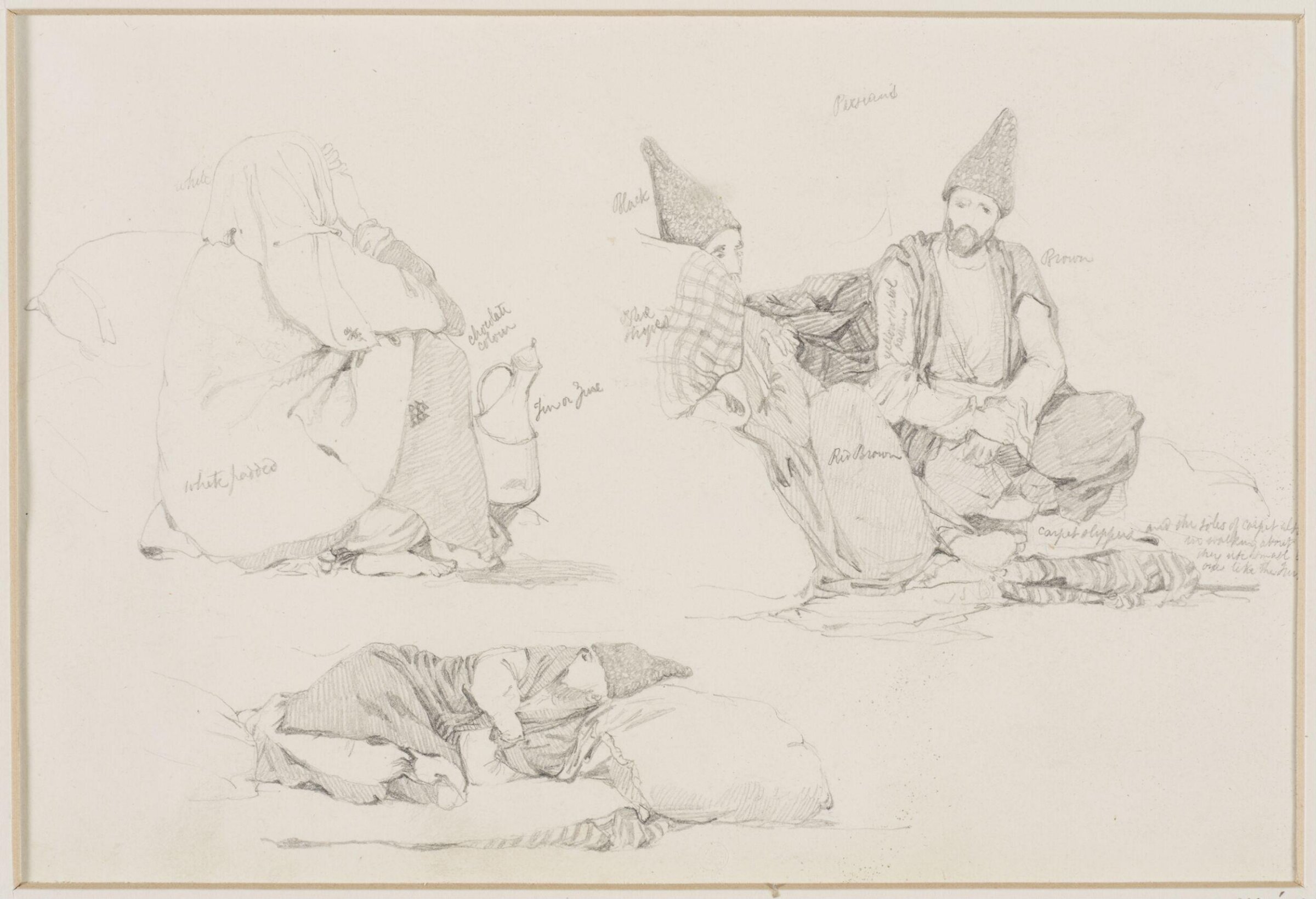 Middle Eastern Sketchbook, Richard Dadd, 1842-1843