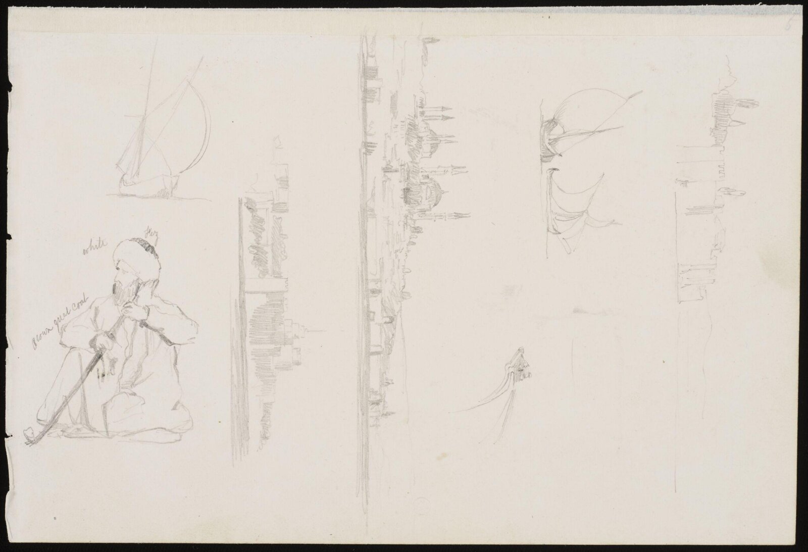 Middle Eastern Sketchbook, Richard Dadd, 1842-1843
