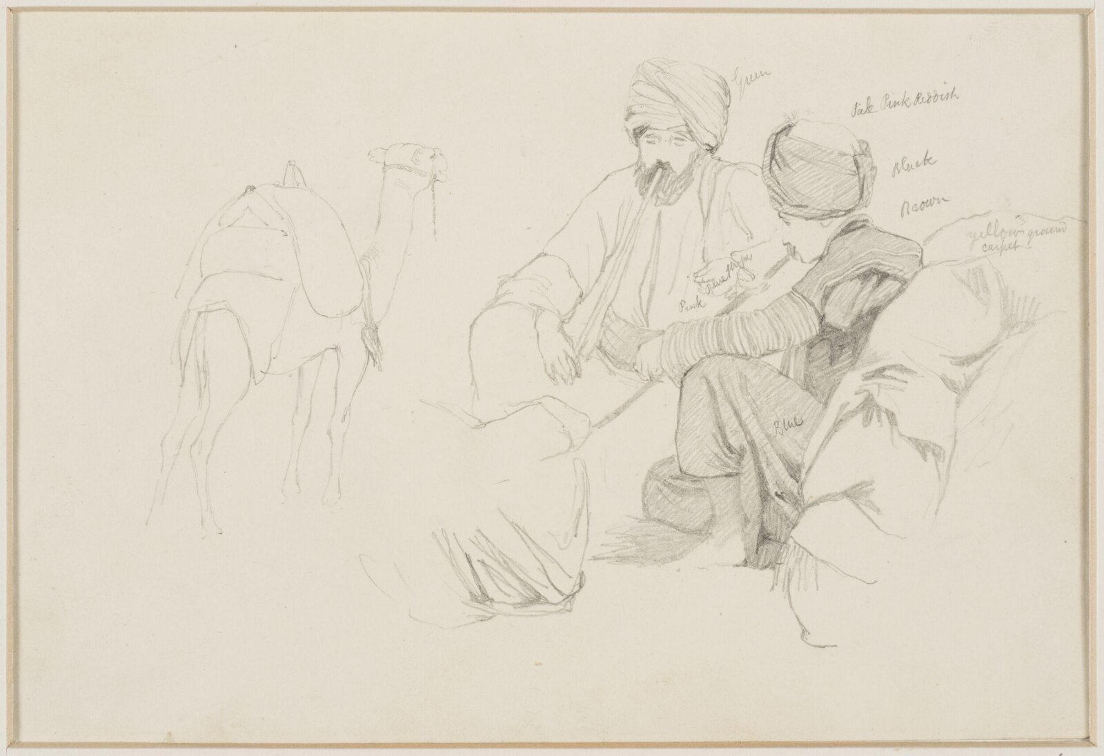 Middle Eastern Sketchbook, Richard Dadd, 1842-1843