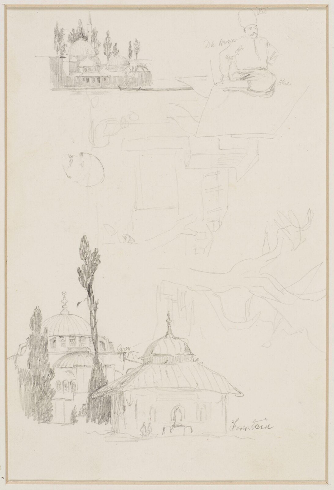 Middle Eastern Sketchbook, Richard Dadd, 1842-1843