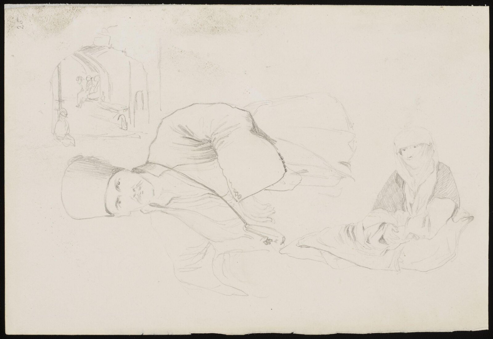 Middle Eastern Sketchbook, Richard Dadd, 1842-1843