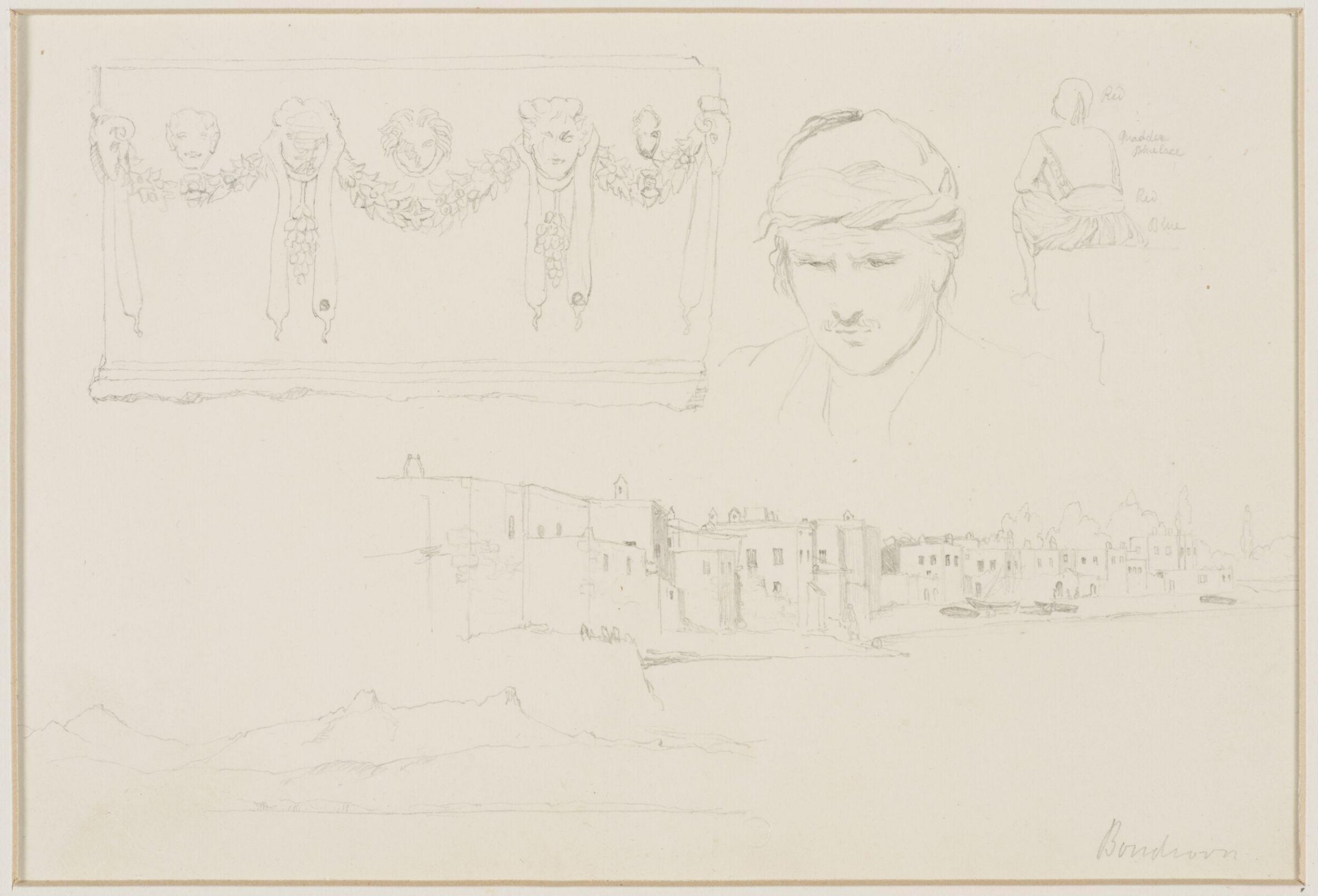 Middle Eastern Sketchbook, Richard Dadd, 1842-1843
