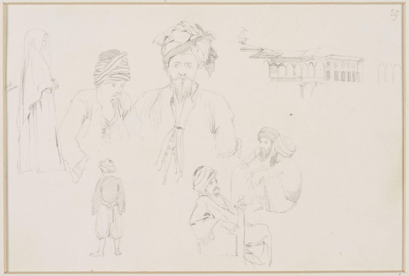 Middle Eastern Sketchbook, Richard Dadd, 1842-1843