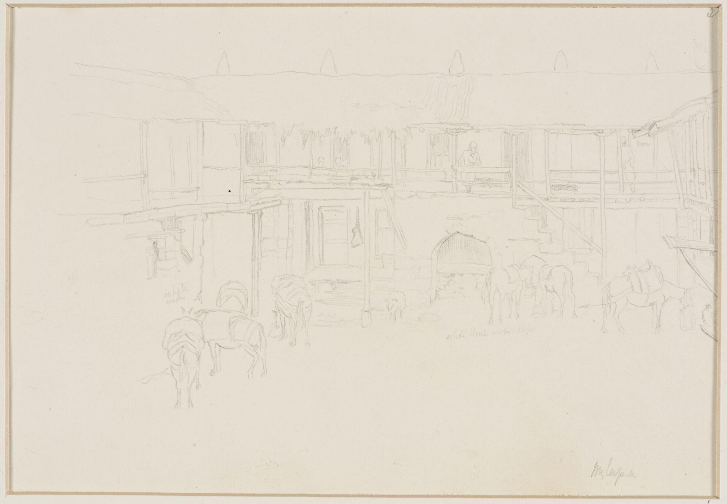 Middle Eastern Sketchbook, Richard Dadd, 1842-1843