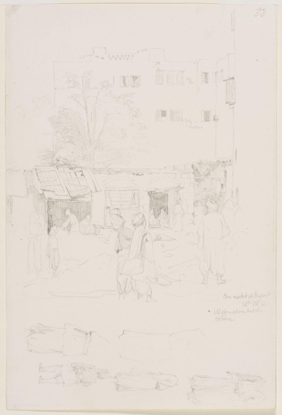Middle Eastern Sketchbook, Richard Dadd, 1842-1843