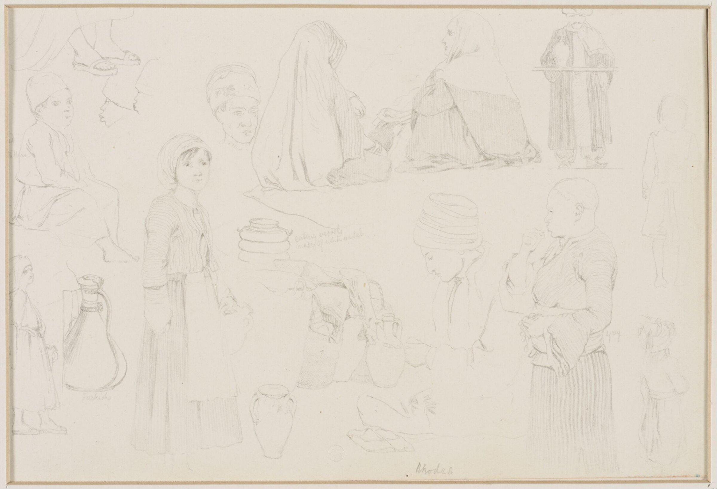 Middle Eastern Sketchbook, Richard Dadd, 1842-1843