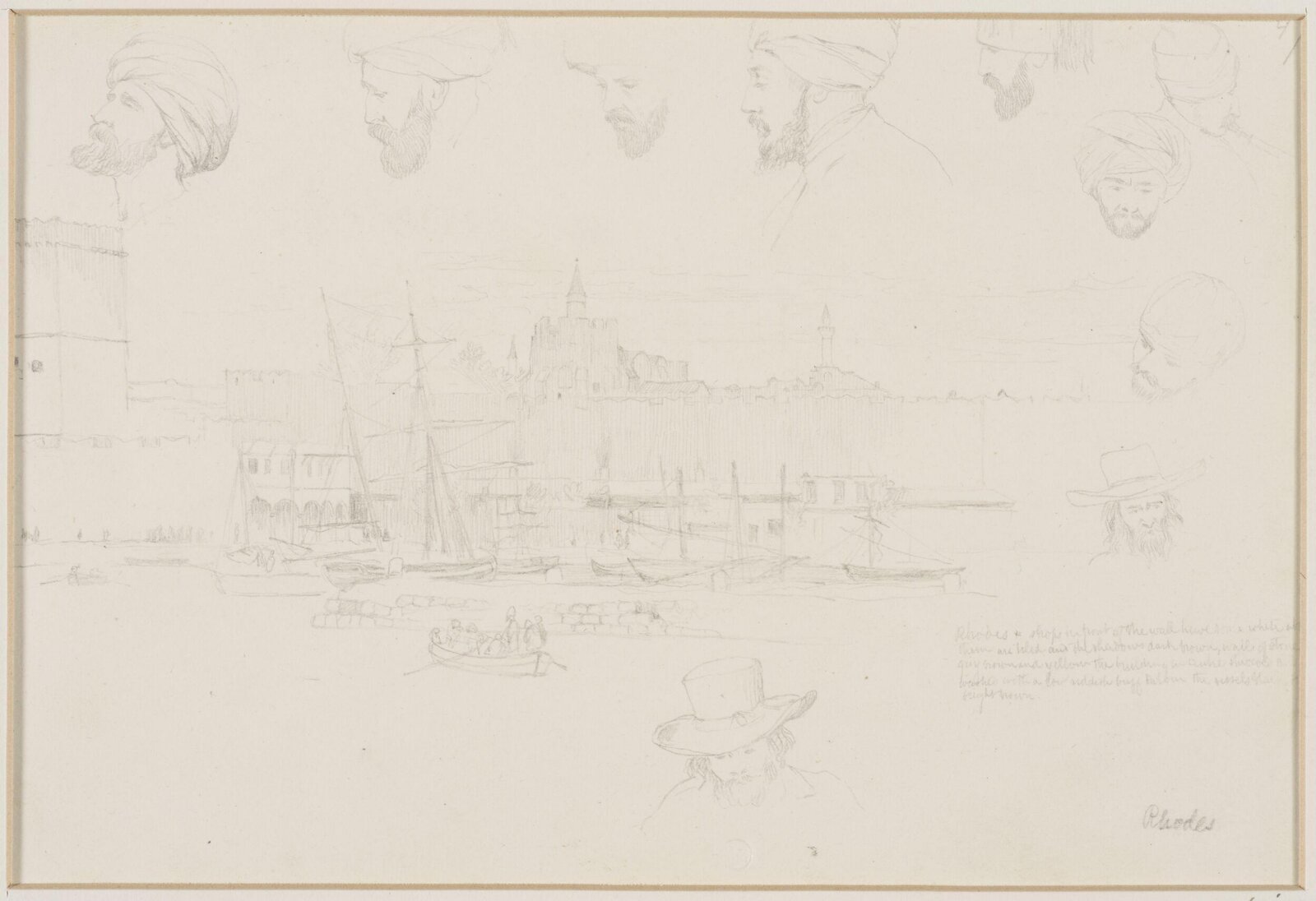 Middle Eastern Sketchbook, Richard Dadd, 1842-1843