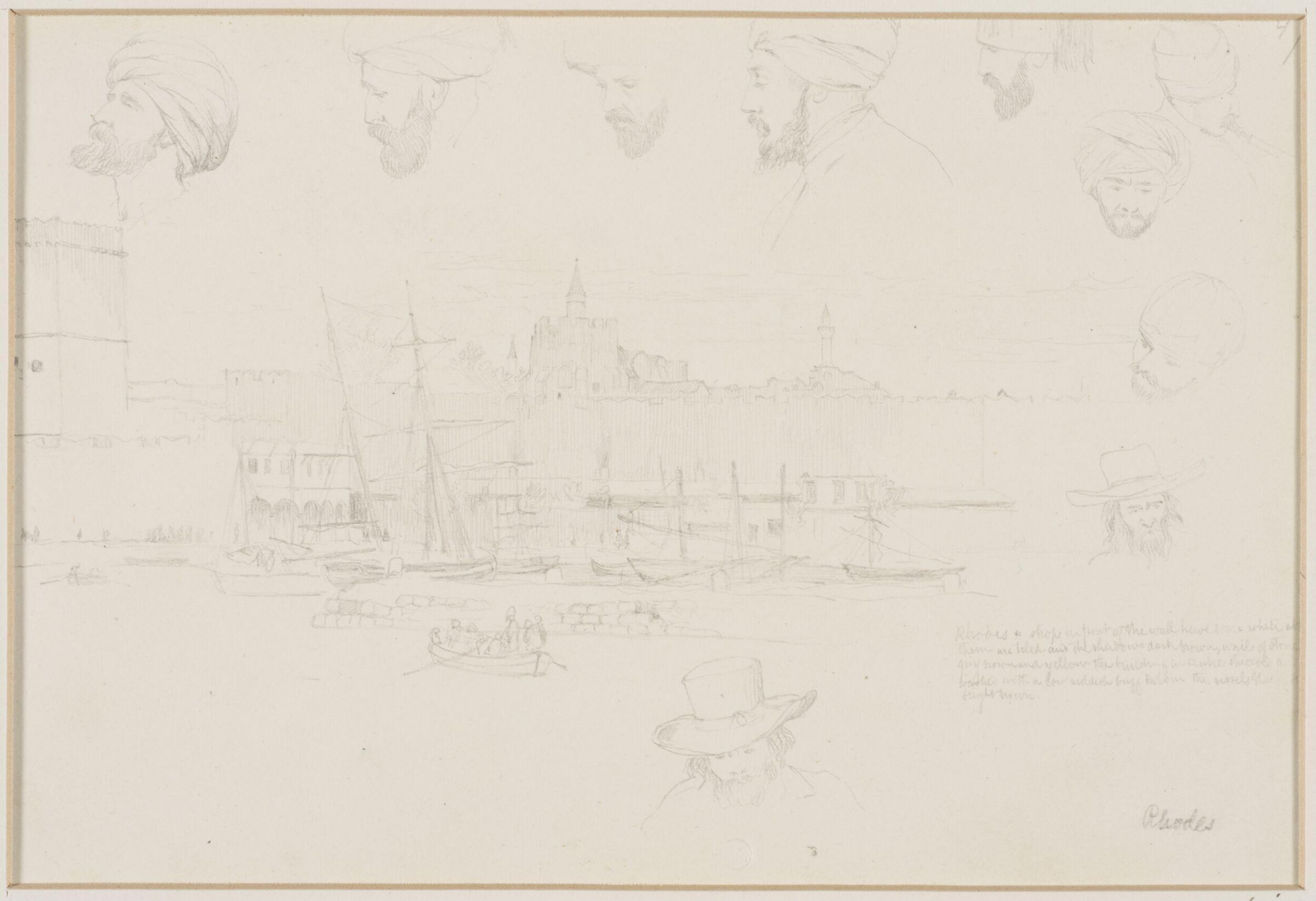 Middle Eastern Sketchbook, Richard Dadd, 1842-1843