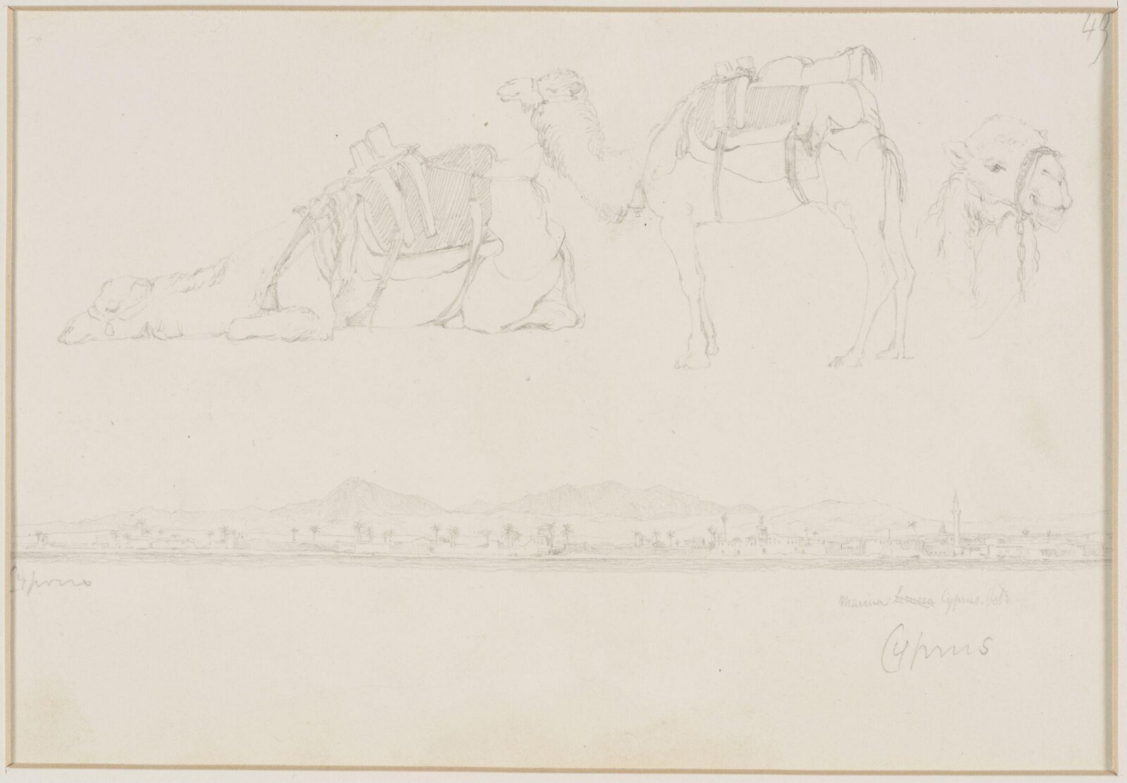 Middle Eastern Sketchbook, Richard Dadd, 1842-1843