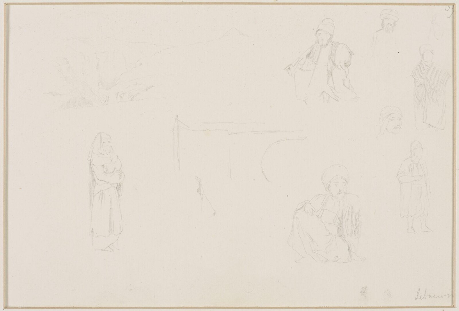 Middle Eastern Sketchbook, Richard Dadd, 1842-1843