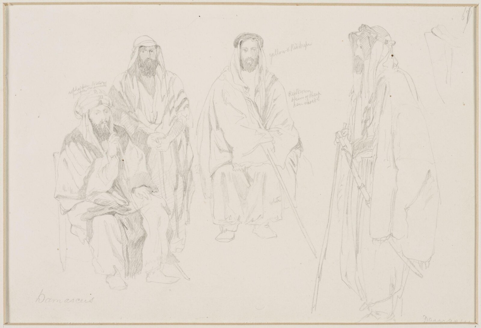 Middle Eastern Sketchbook, Richard Dadd, 1842-1843
