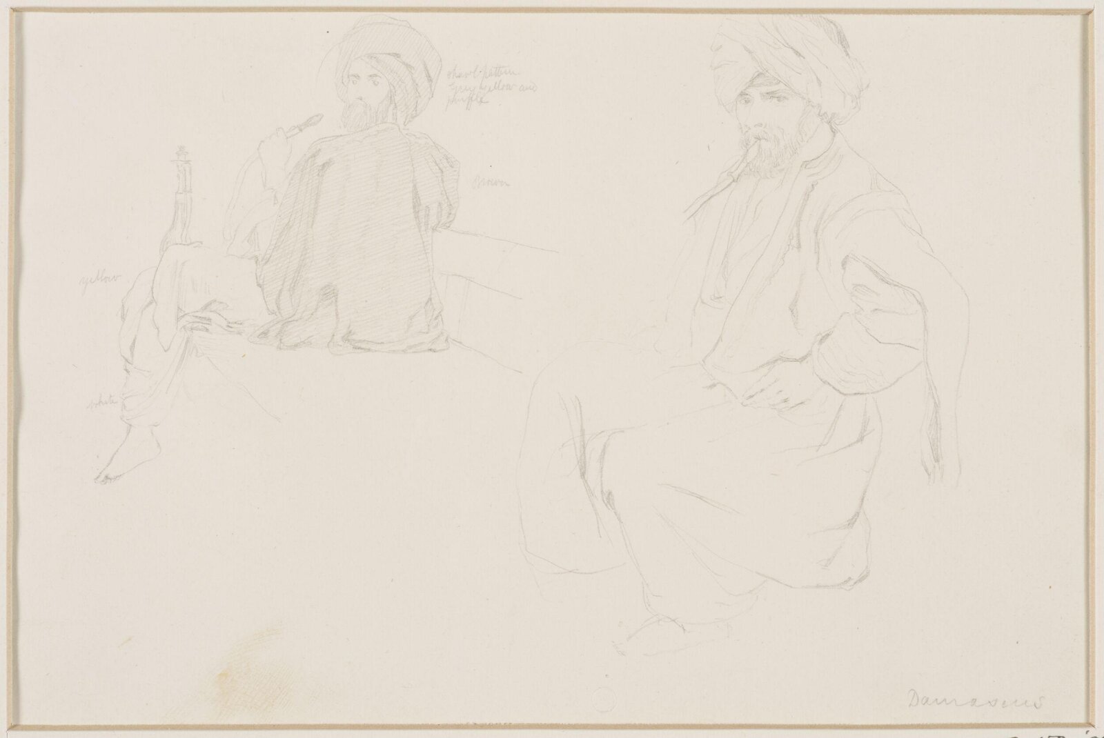 Middle Eastern Sketchbook, Richard Dadd, 1842-1843