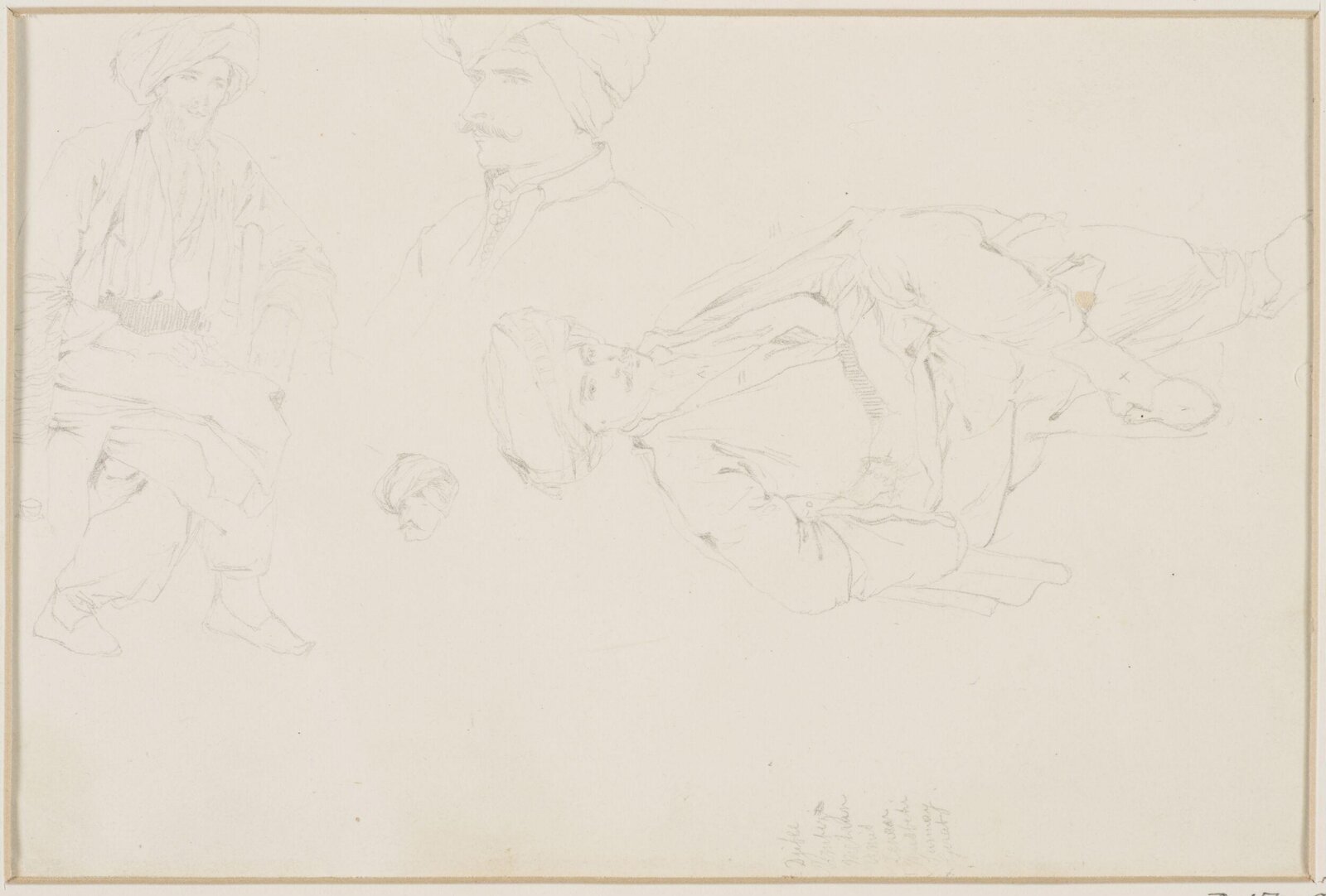 Middle Eastern Sketchbook, Richard Dadd, 1842-1843