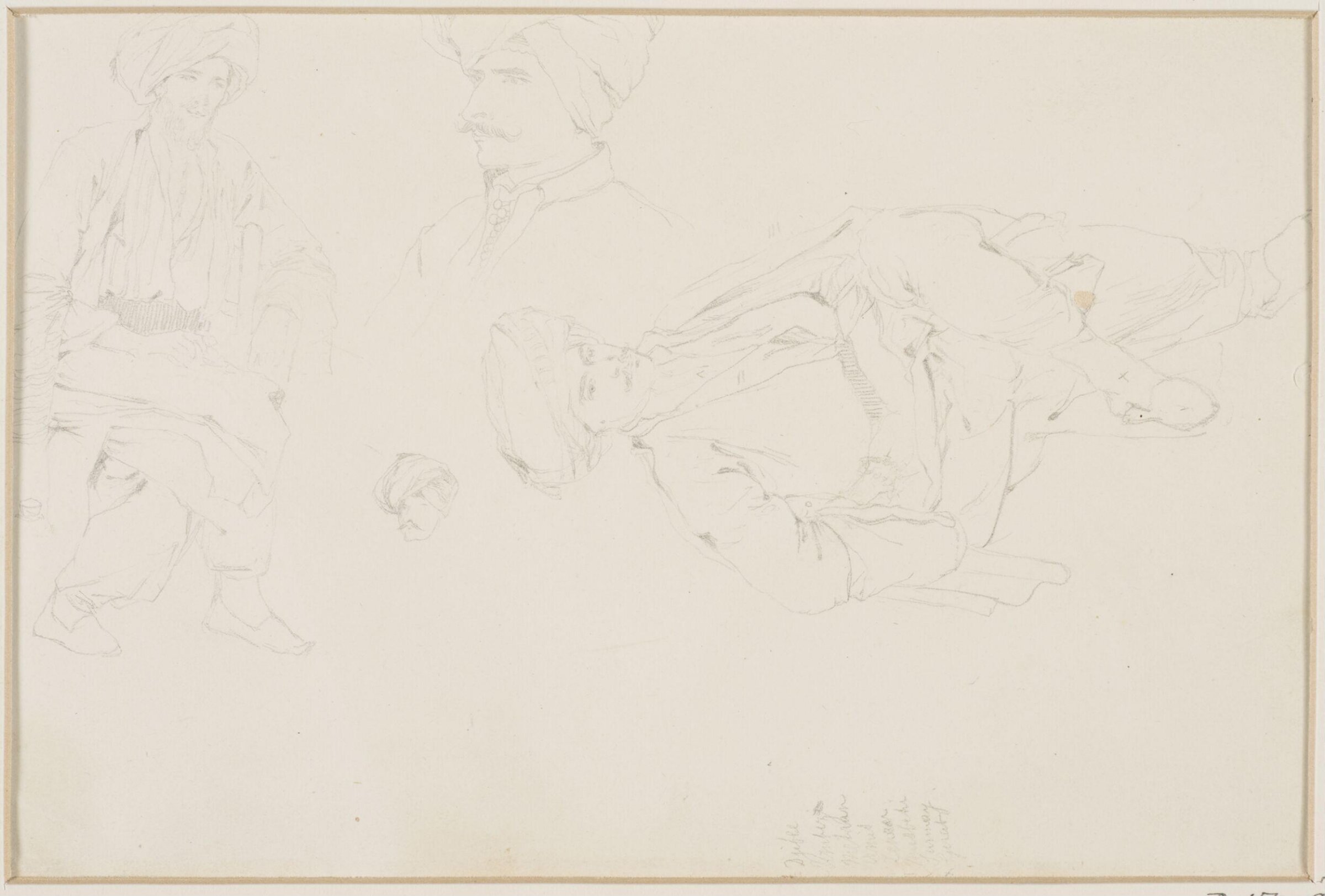 Middle Eastern Sketchbook, Richard Dadd, 1842-1843