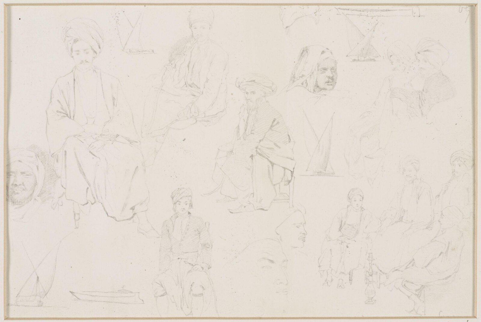 Middle Eastern Sketchbook, Richard Dadd, 1842-1843