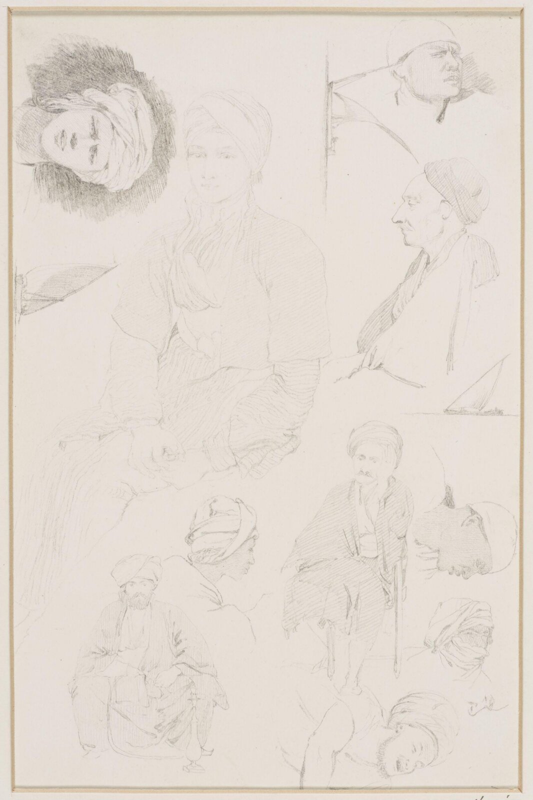 Middle Eastern Sketchbook, Richard Dadd, 1842-1843