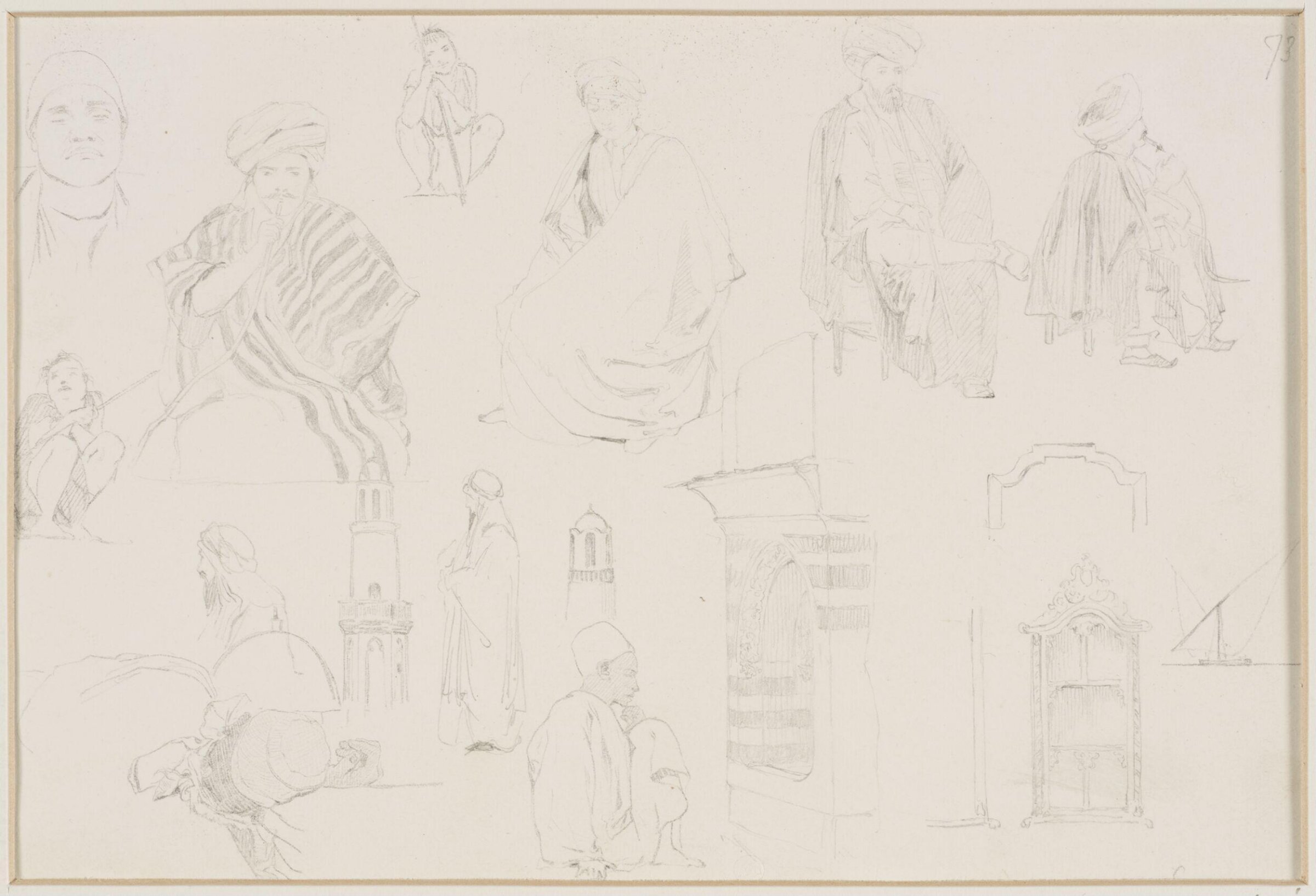Middle Eastern Sketchbook, Richard Dadd, 1842-1843