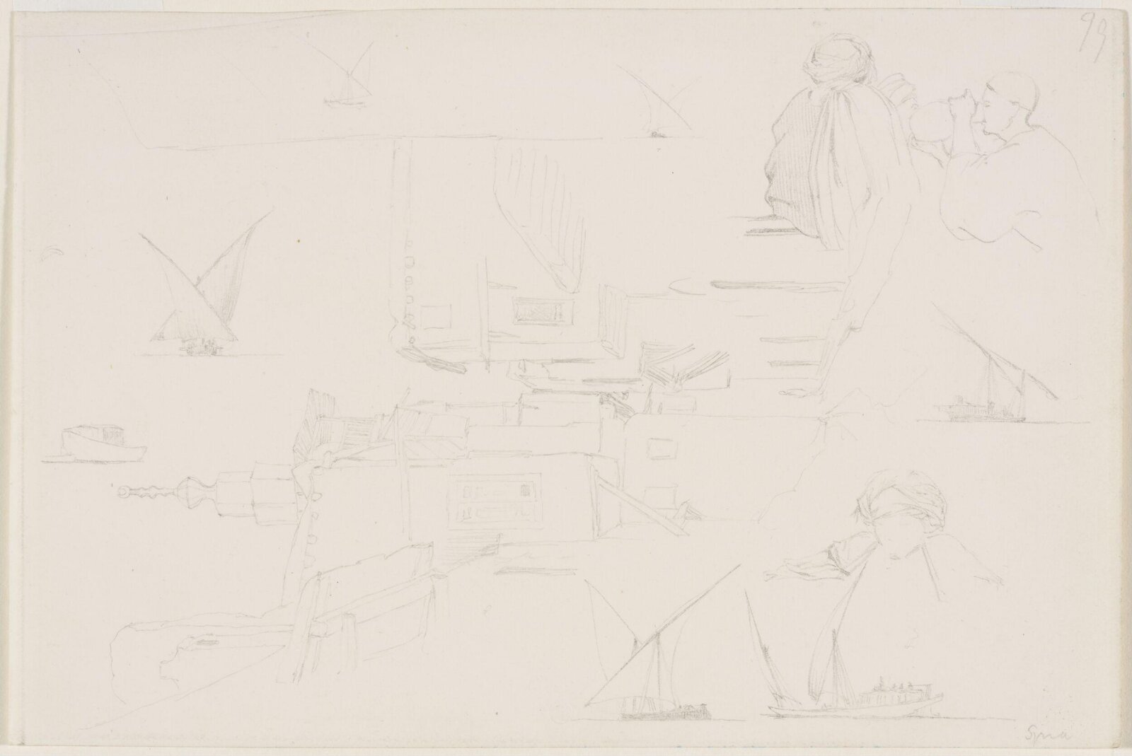 Middle Eastern Sketchbook, Richard Dadd, 1842-1843