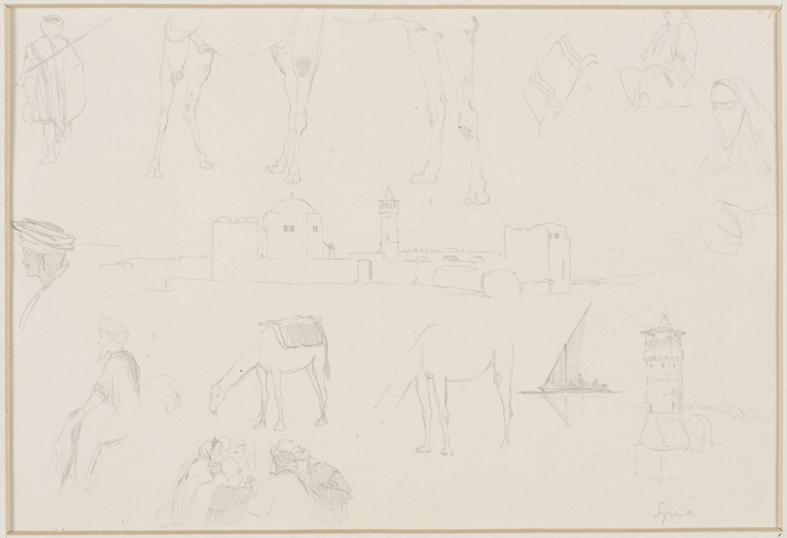 Middle Eastern Sketchbook, Richard Dadd, 1842-1843