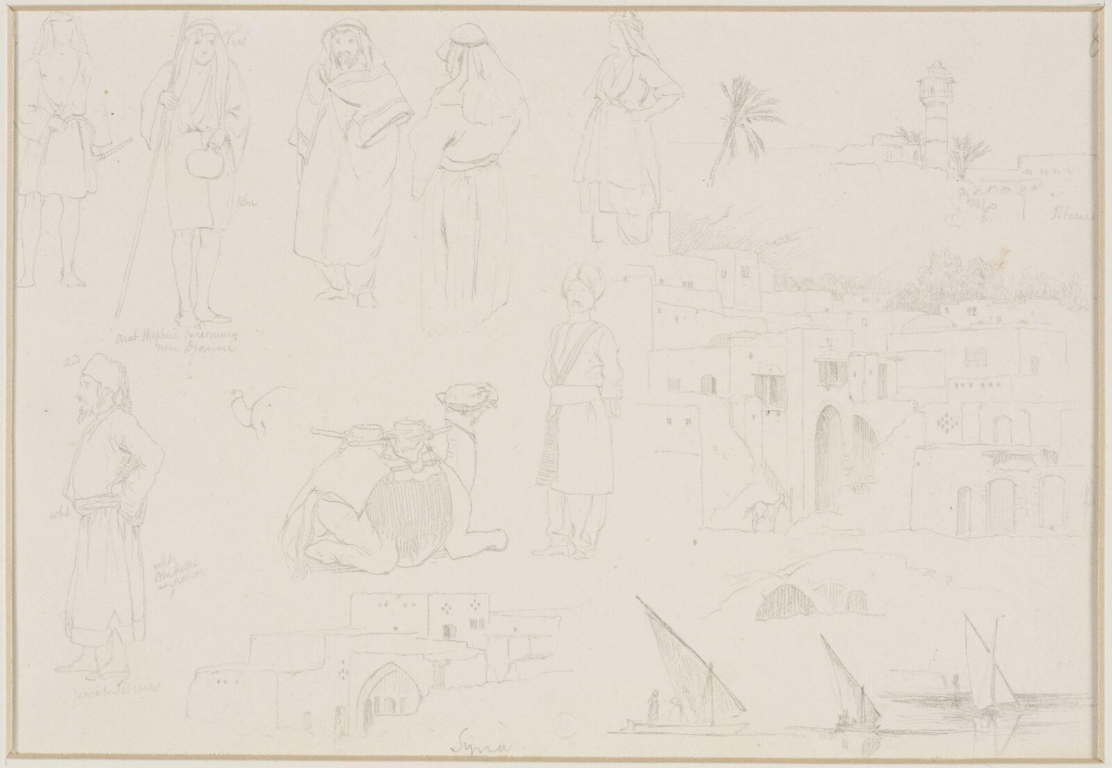 Middle Eastern Sketchbook, Richard Dadd, 1842-1843