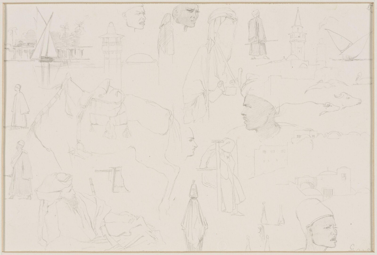 Middle Eastern Sketchbook, Richard Dadd, 1842-1843