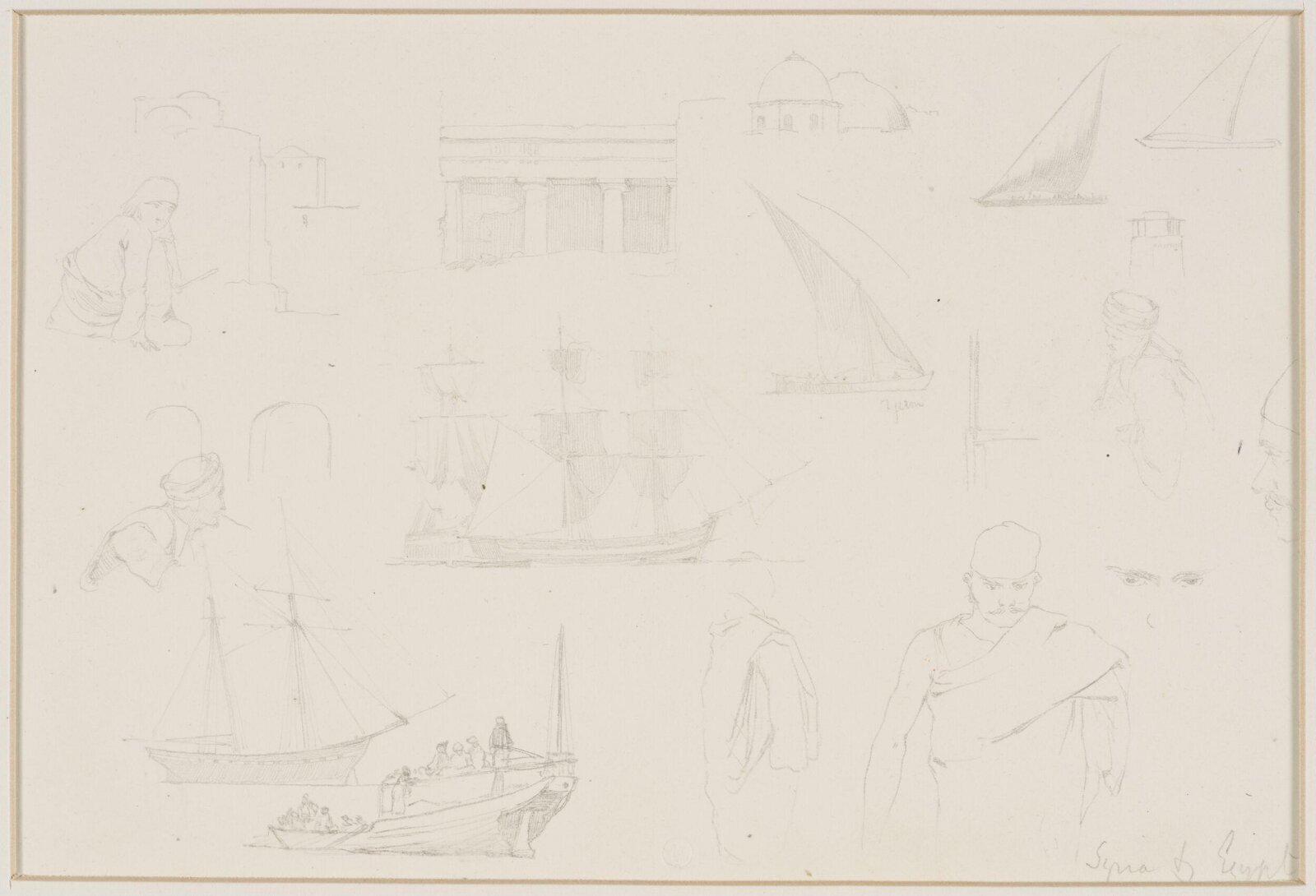 Middle Eastern Sketchbook, Richard Dadd, 1842-1843
