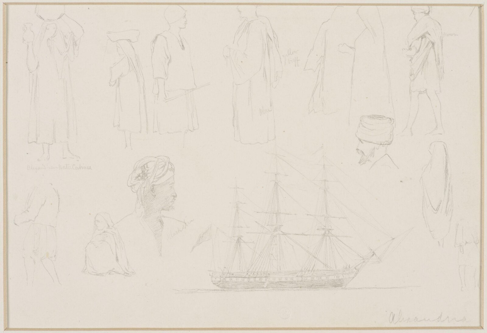 Middle Eastern Sketchbook, Richard Dadd, 1842-1843