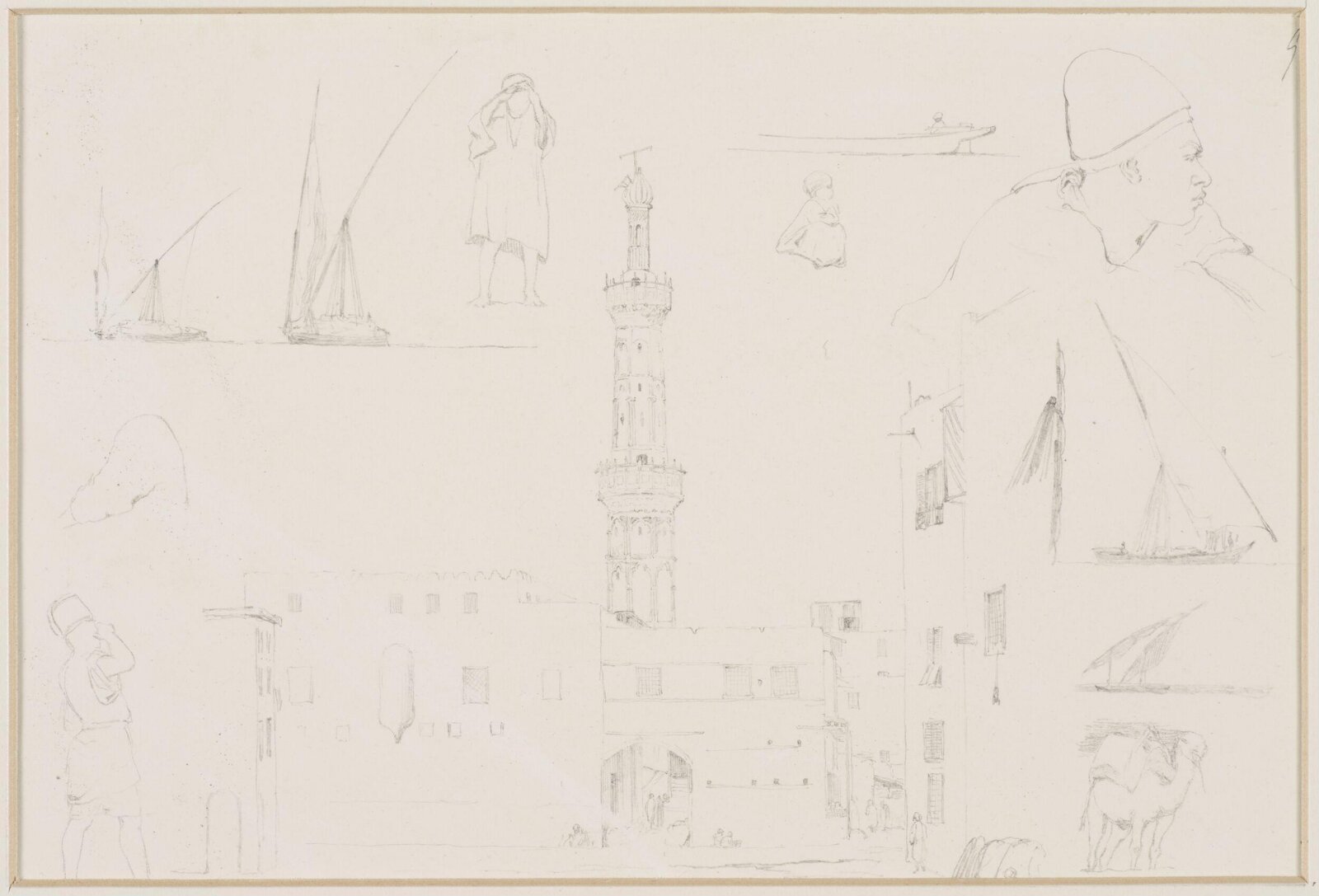 Middle Eastern Sketchbook, Richard Dadd, 1842-1843