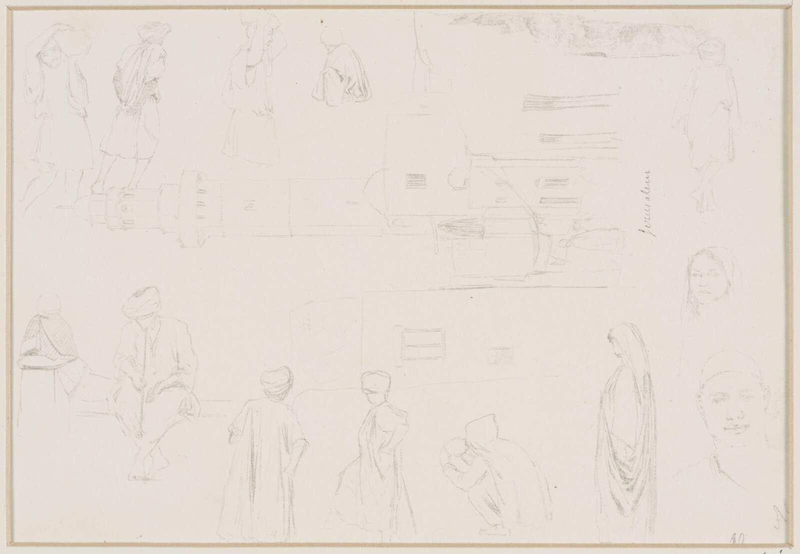 Middle Eastern Sketchbook, Richard Dadd, 1842-1843