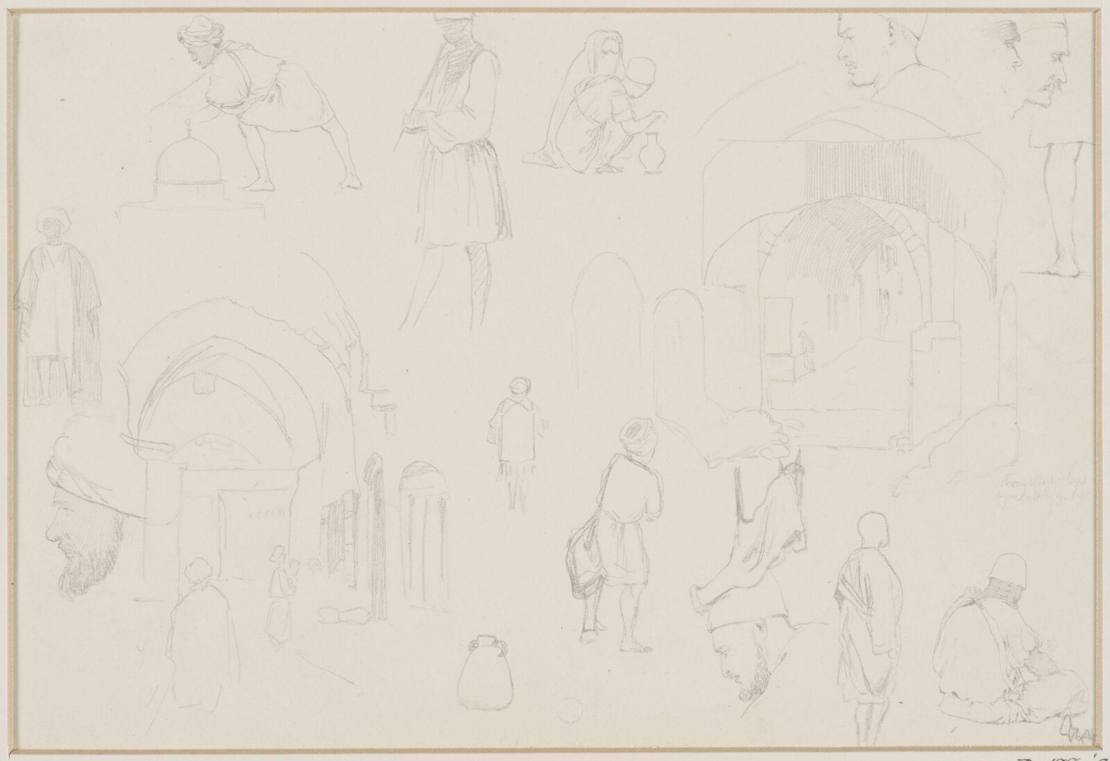 Middle Eastern Sketchbook, Richard Dadd, 1842-1843