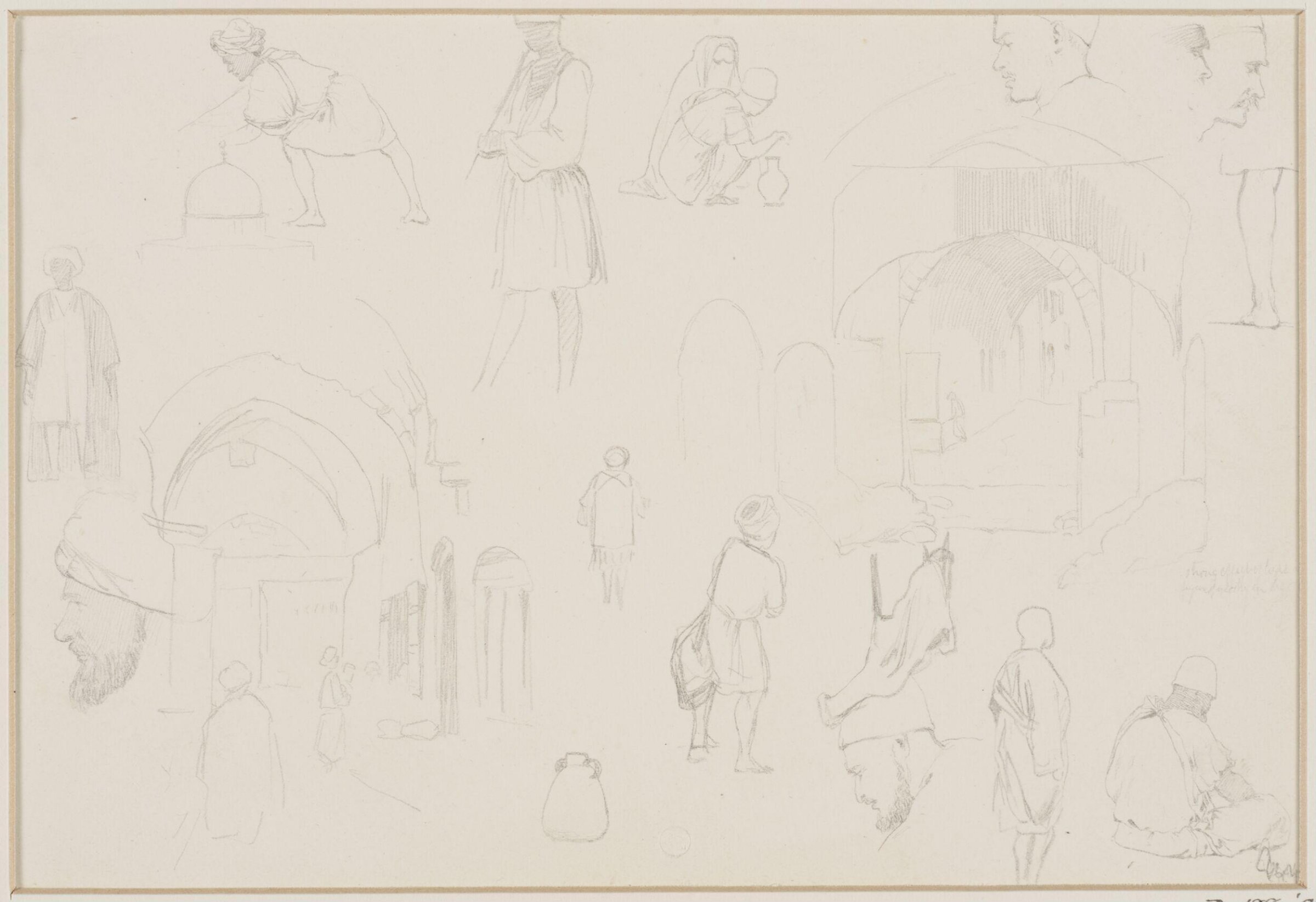 Middle Eastern Sketchbook, Richard Dadd, 1842-1843