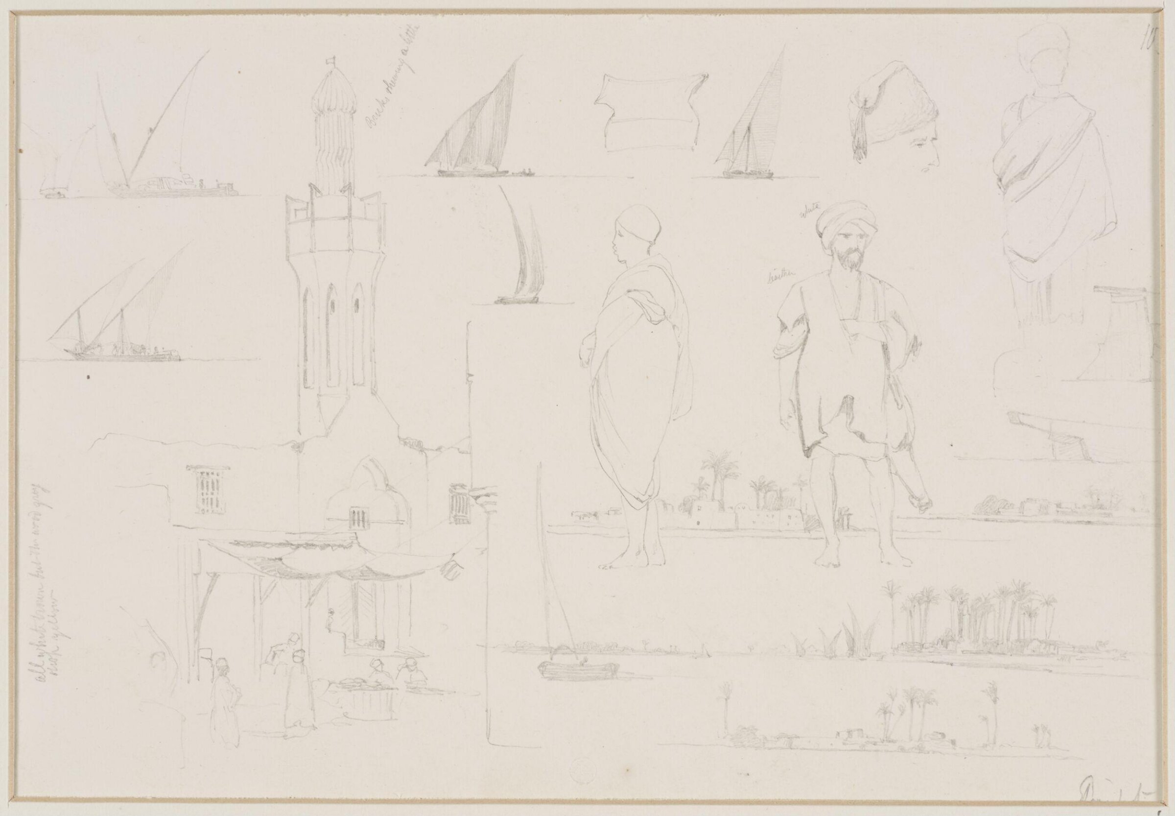 Middle Eastern Sketchbook, Richard Dadd, 1842-1843