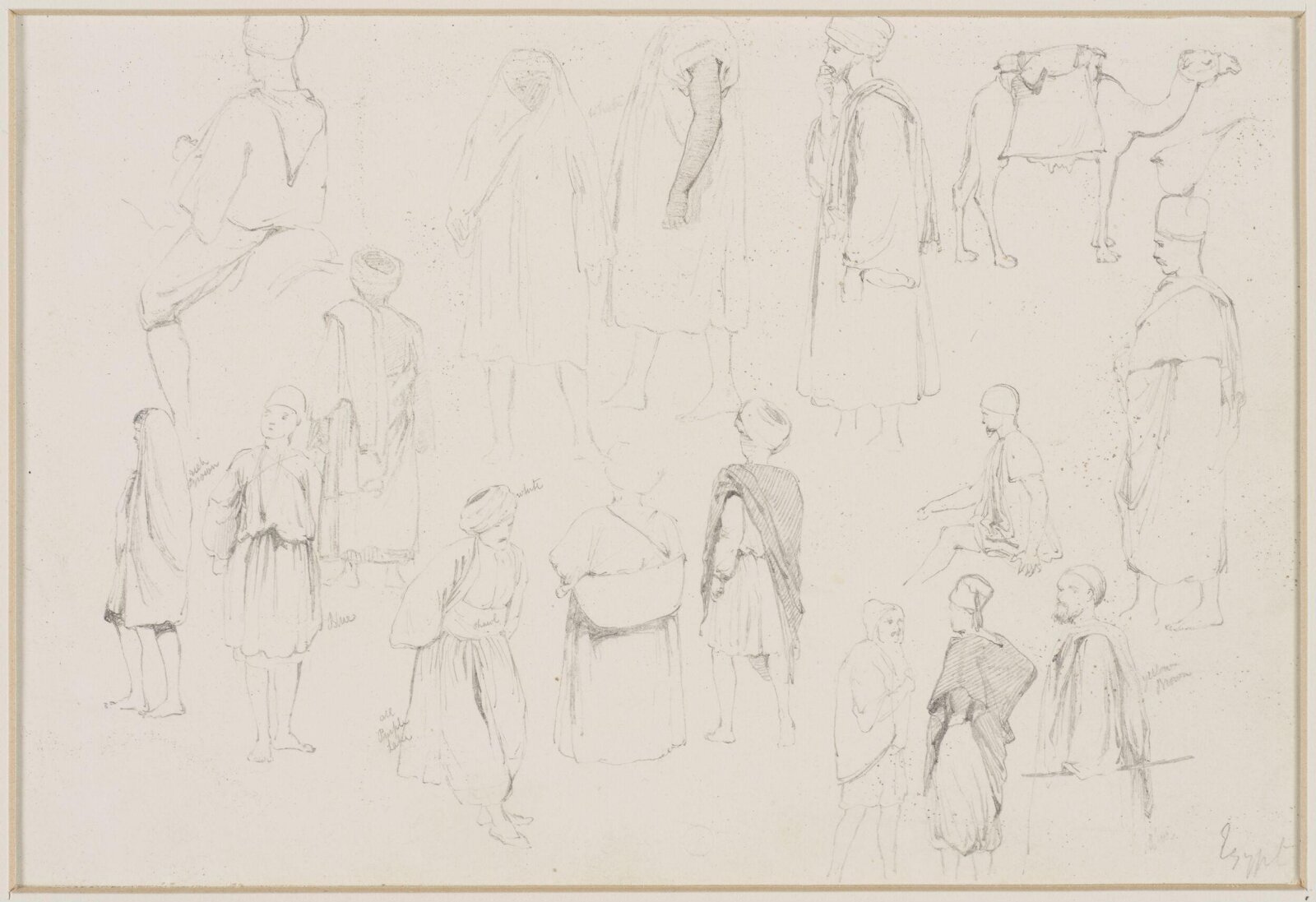Middle Eastern Sketchbook, Richard Dadd, 1842-1843