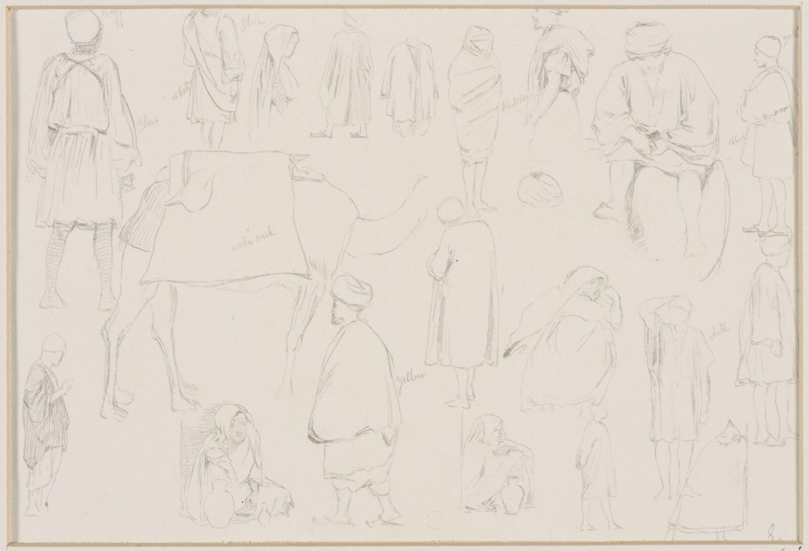 Middle Eastern Sketchbook, Richard Dadd, 1842-1843