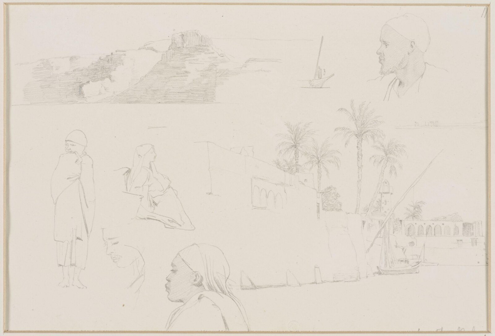 Middle Eastern Sketchbook, Richard Dadd, 1842-1843