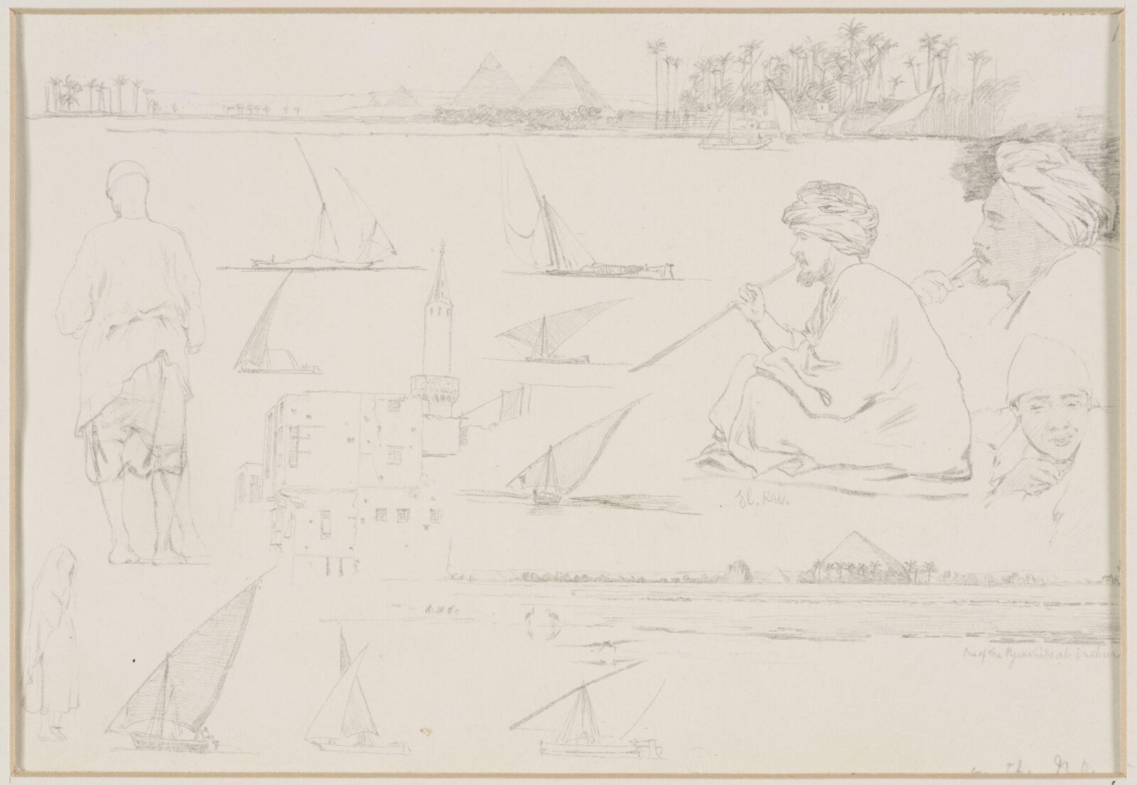 Middle Eastern Sketchbook, Richard Dadd, 1842-1843