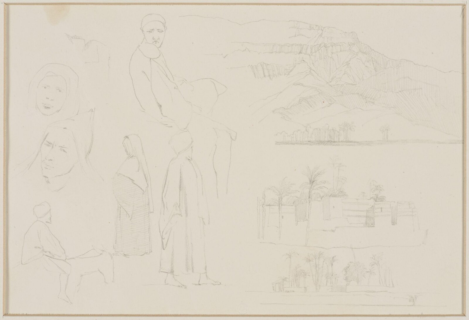 Middle Eastern Sketchbook, Richard Dadd, 1842-1843