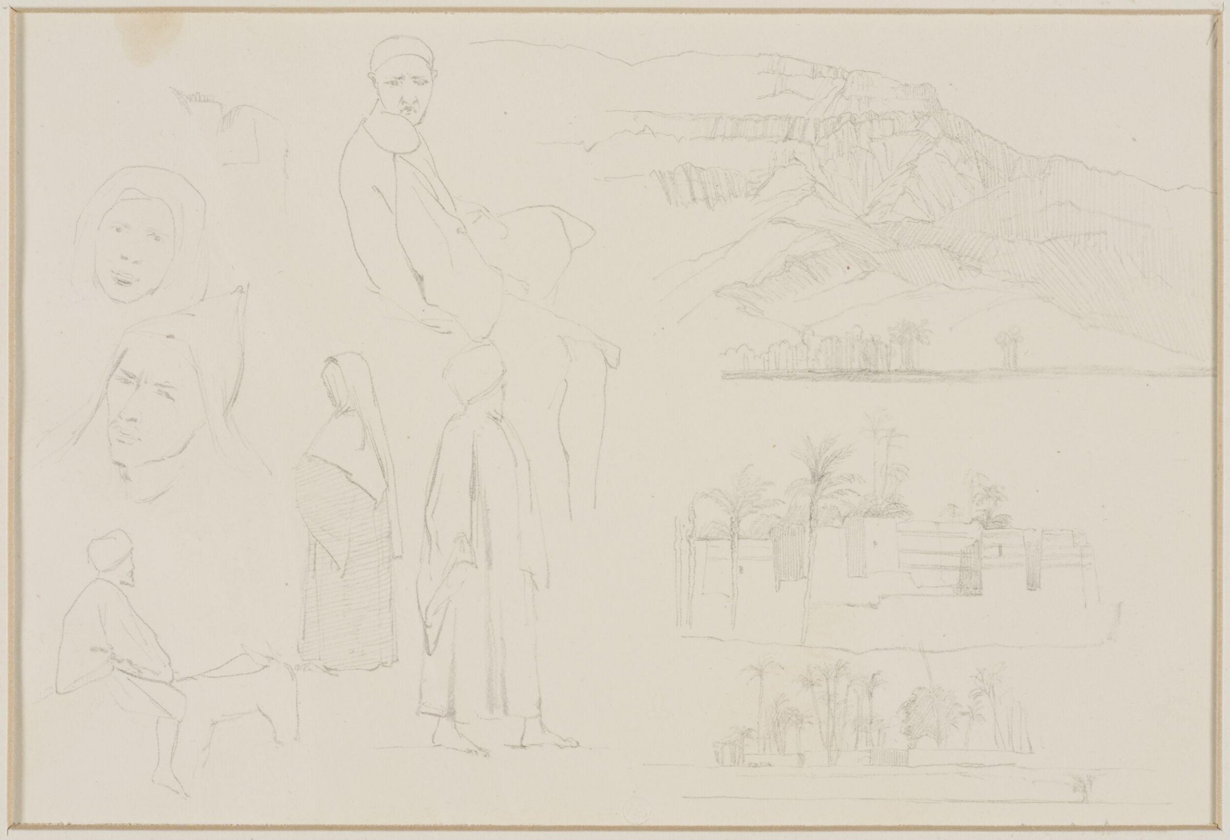 Middle Eastern Sketchbook, Richard Dadd, 1842-1843